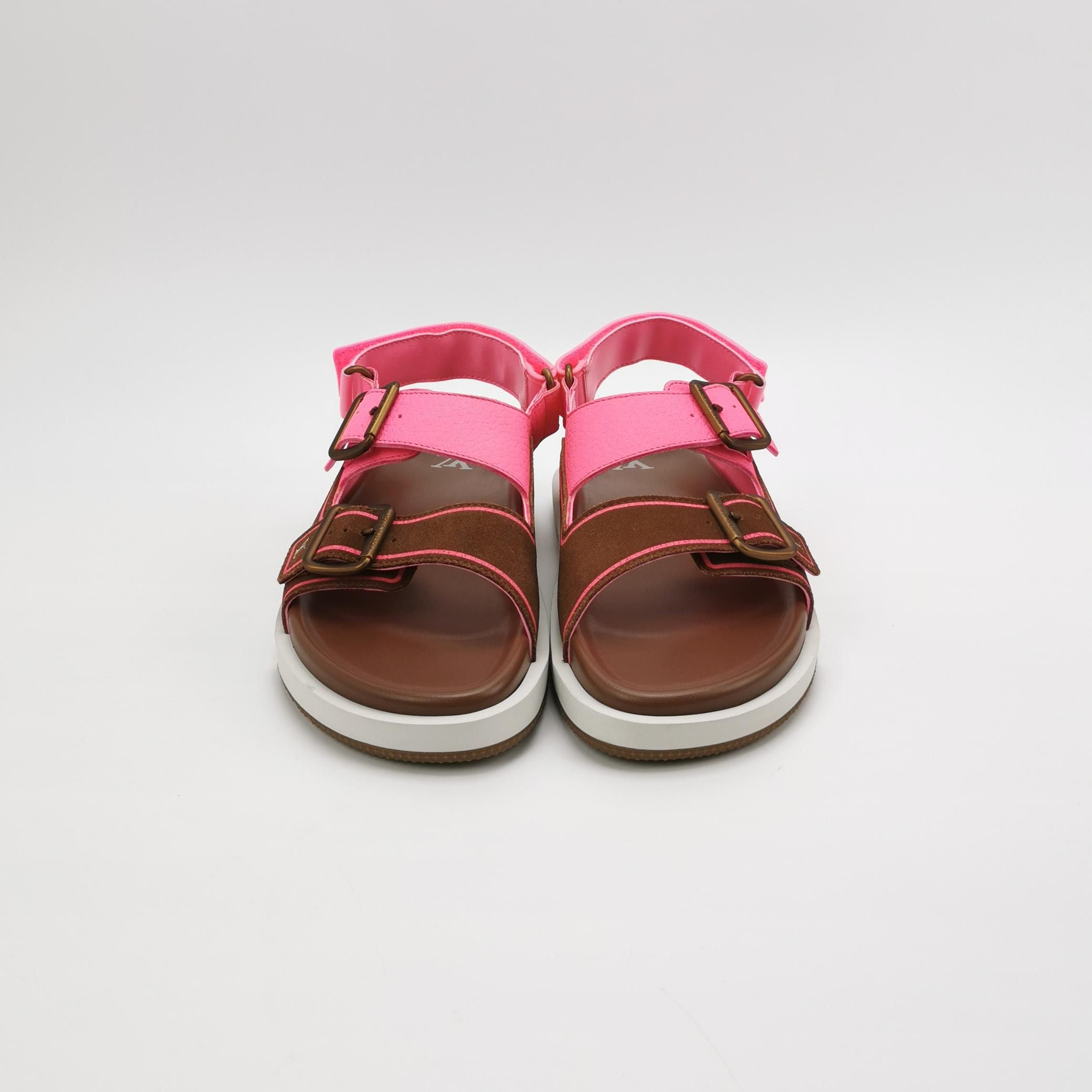 Louis Vuitton Louis Vuitton Pink Trainer Suede Sandals Size 40.5 Size US 7 / EU 40 - 3 Thumbnail
