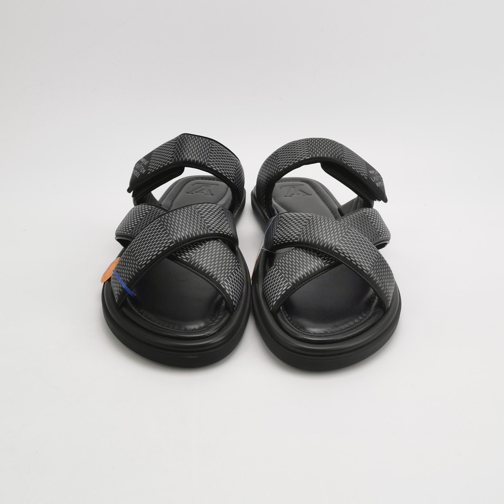 Louis Vuitton Louis Vuitton Damier Velcro Slides EU 44.5 Size US 11 / EU 44 - 3 Thumbnail