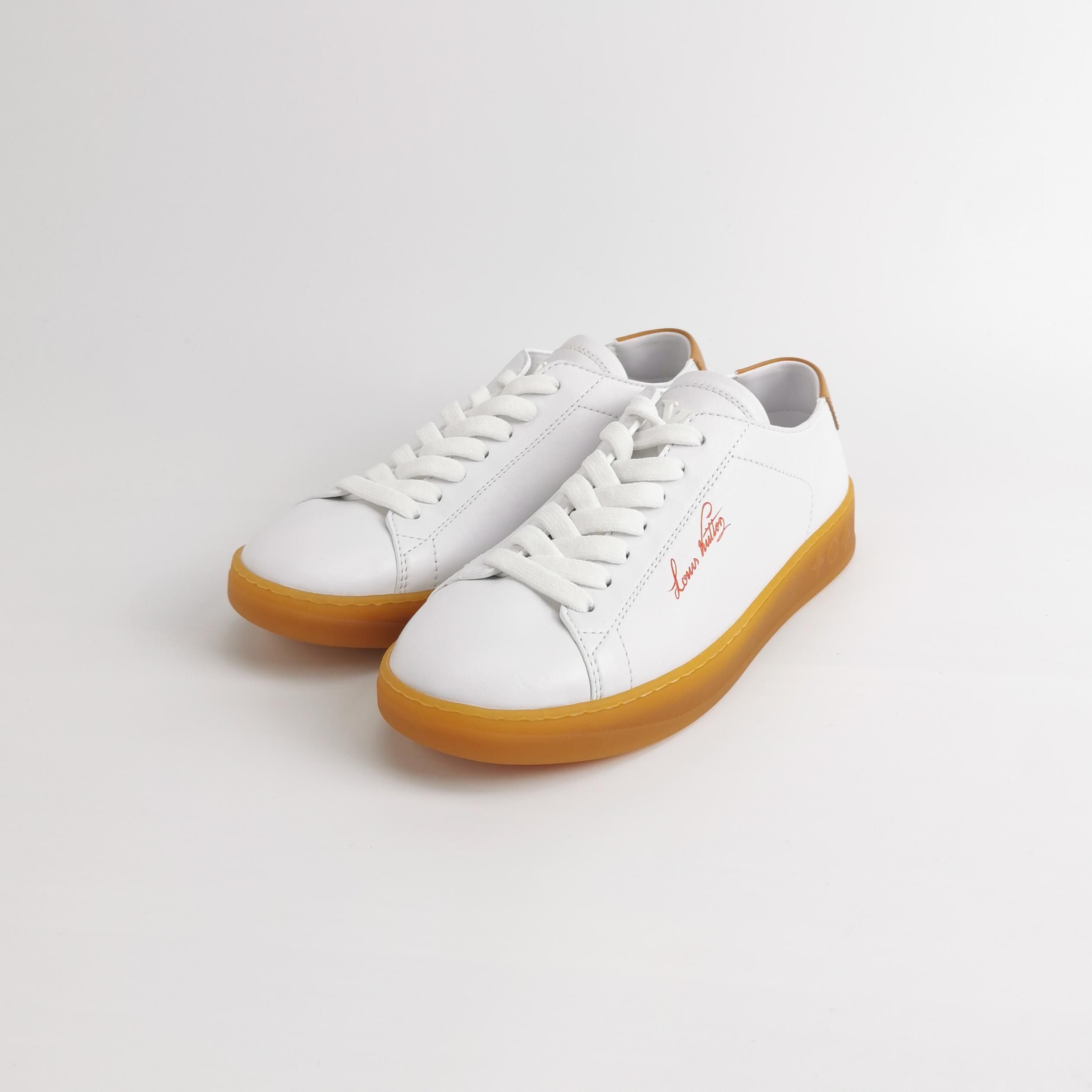 Louis Vuitton Louis Vuitton Logo Resort Leather Sneakers 41 Size US 8 / EU 41 - 2 Thumbnail