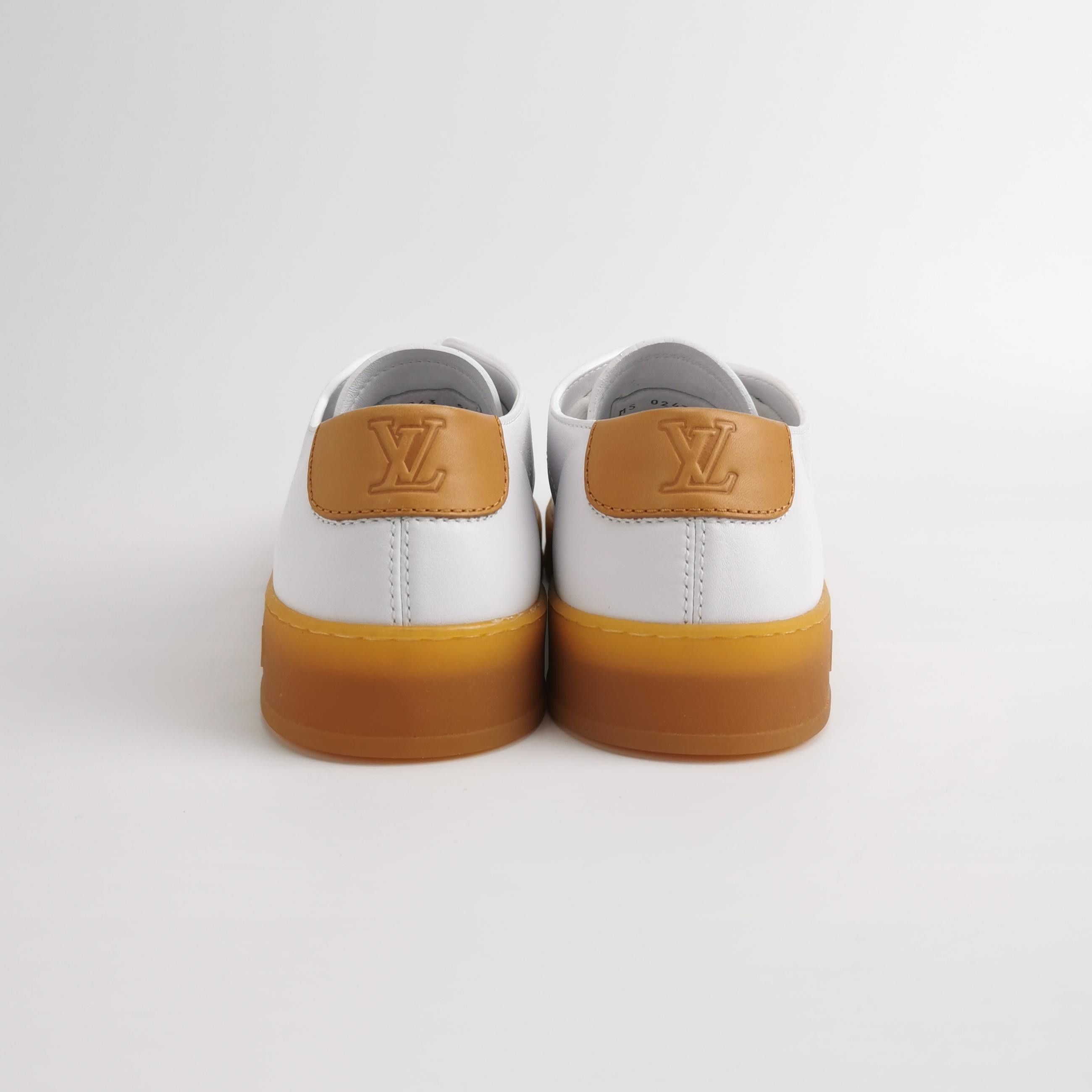 Louis Vuitton Louis Vuitton Logo Resort Leather Sneakers 41 Size US 8 / EU 41 - 4 Thumbnail