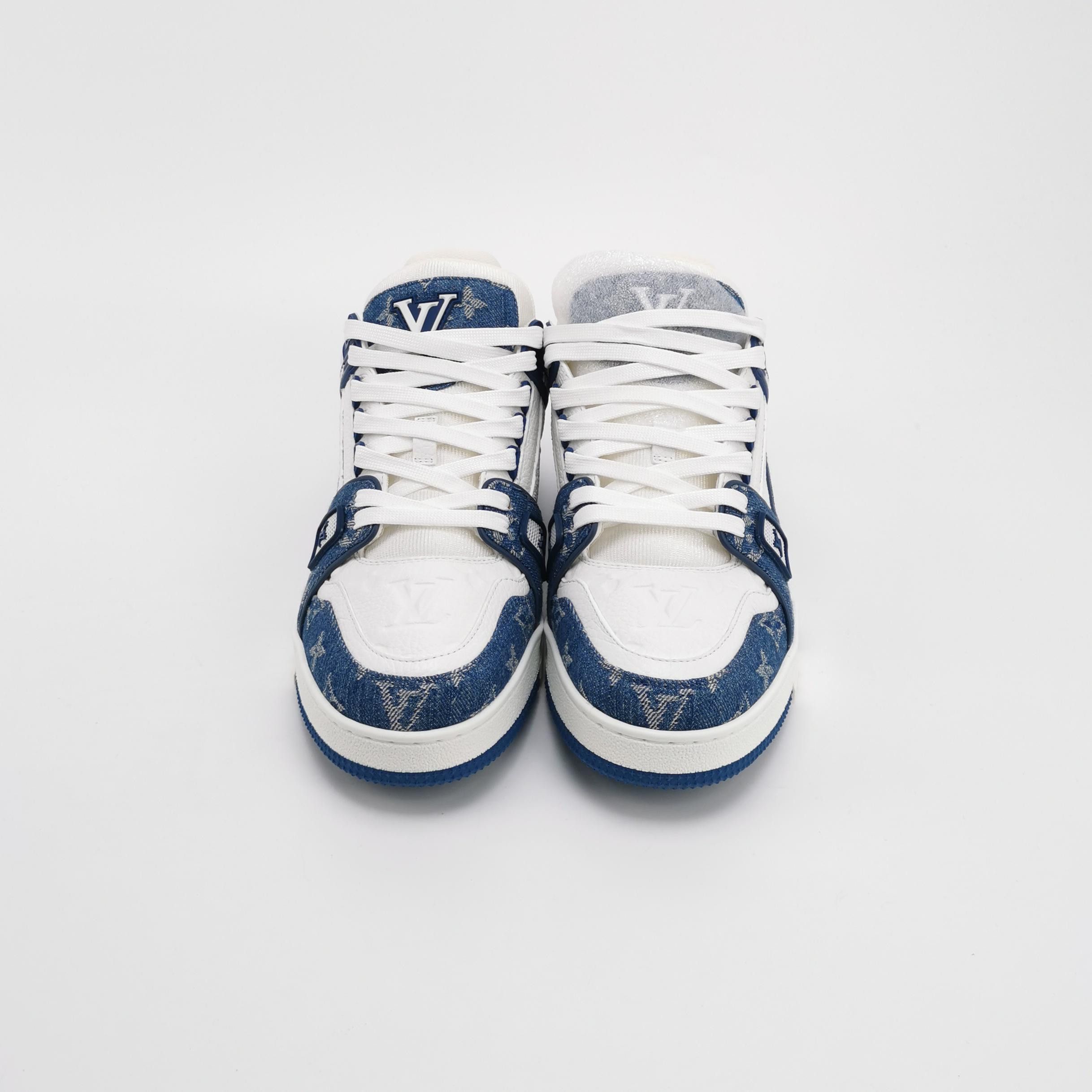Louis Vuitton Louis Vuitton Monogram Denim Trainer Sneakers 42 Size US 9 / EU 42 - 3 Thumbnail
