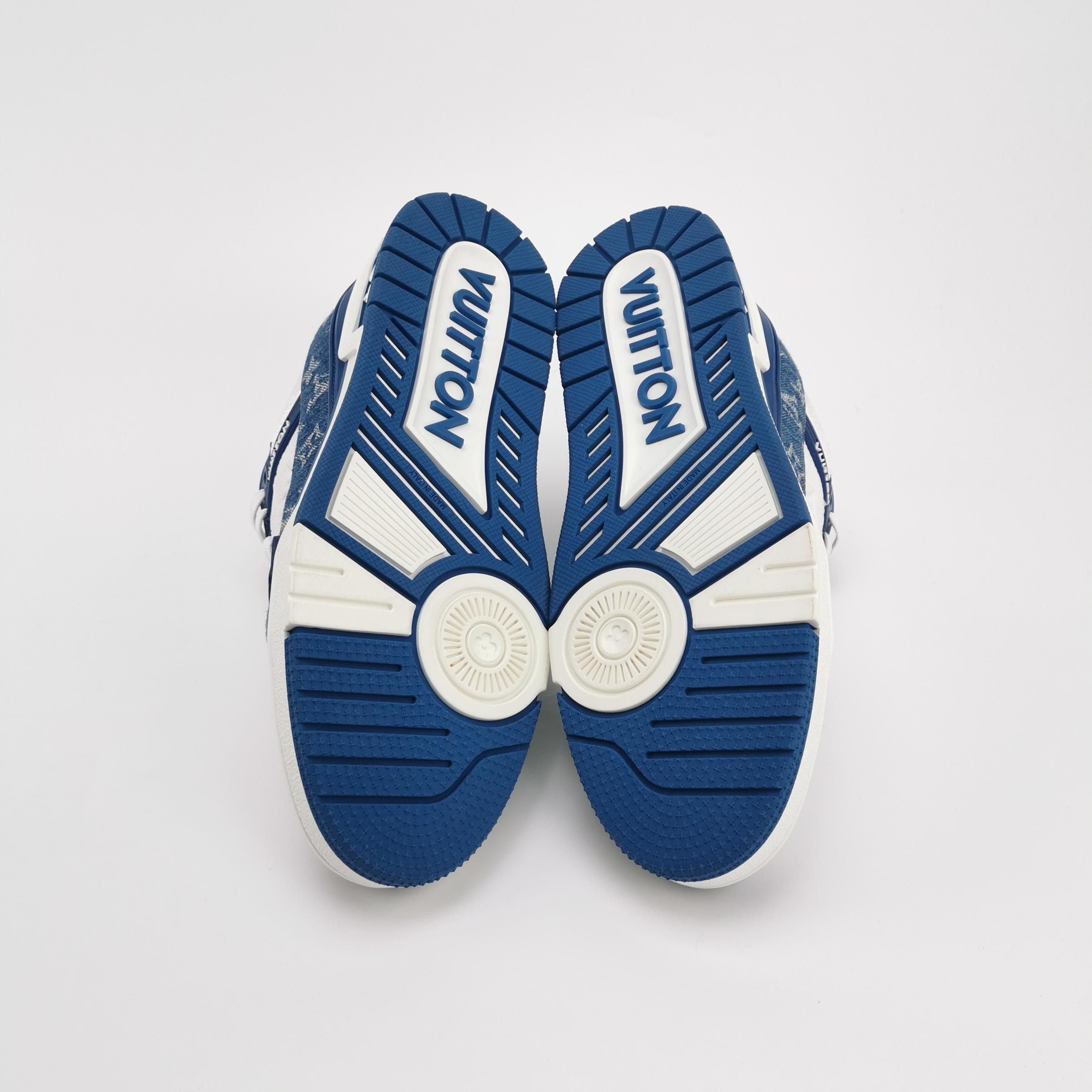 Louis Vuitton Louis Vuitton Monogram Denim Trainer Sneakers 42 Size US 9 / EU 42 - 5 Thumbnail