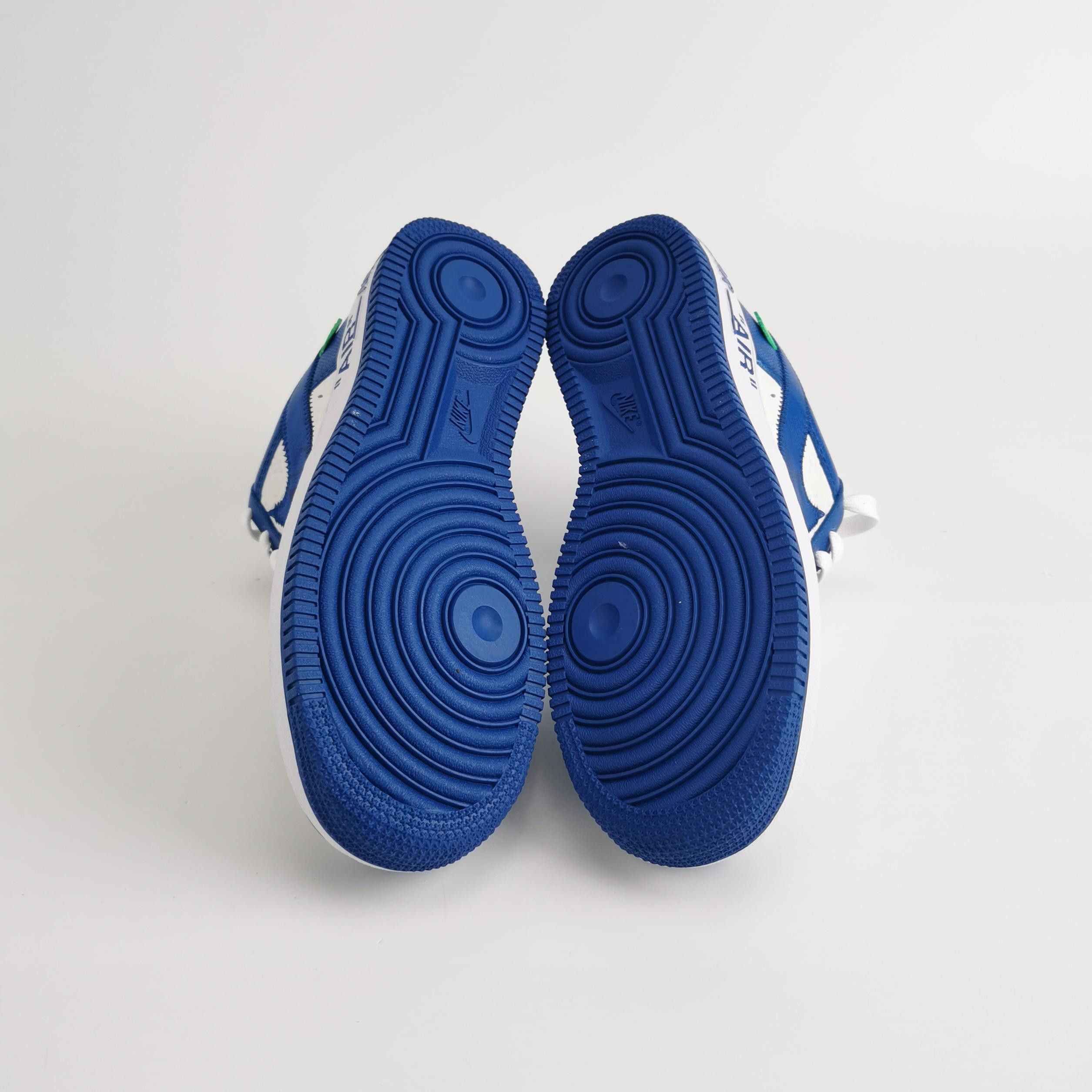 Louis Vuitton Louis Vuitton x Nike Blue Monogram AF1 Sneakers 35.5 Size US 5.5 / IT 35.5 - 5 Thumbnail
