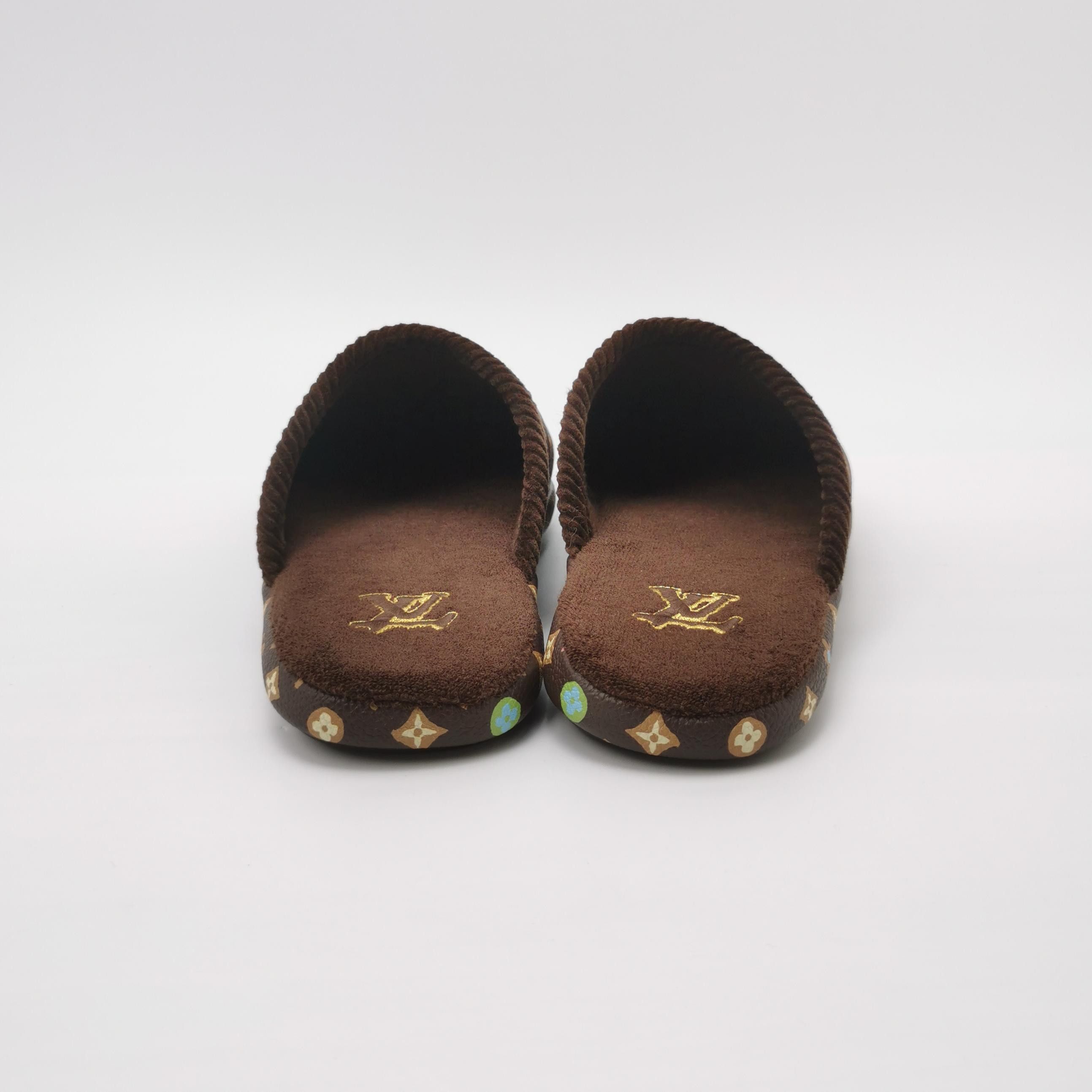 Louis Vuitton Louis Vuitton x Tyler Craggy Monogram Slippers 38.5 Size US 5.5 / EU 38 - 4 Thumbnail