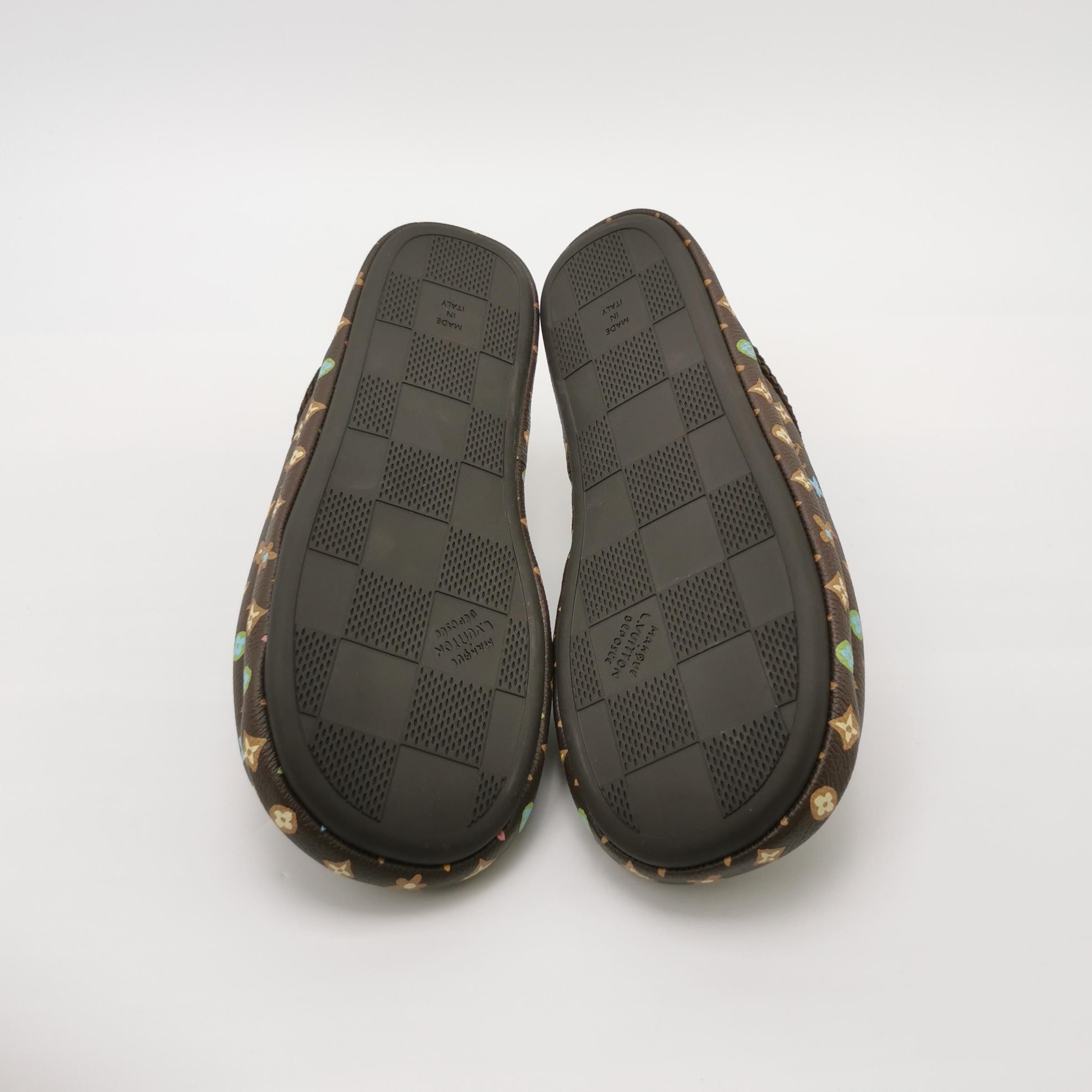 Louis Vuitton Louis Vuitton x Tyler Craggy Monogram Slippers 38.5 Size US 5.5 / EU 38 - 5 Thumbnail