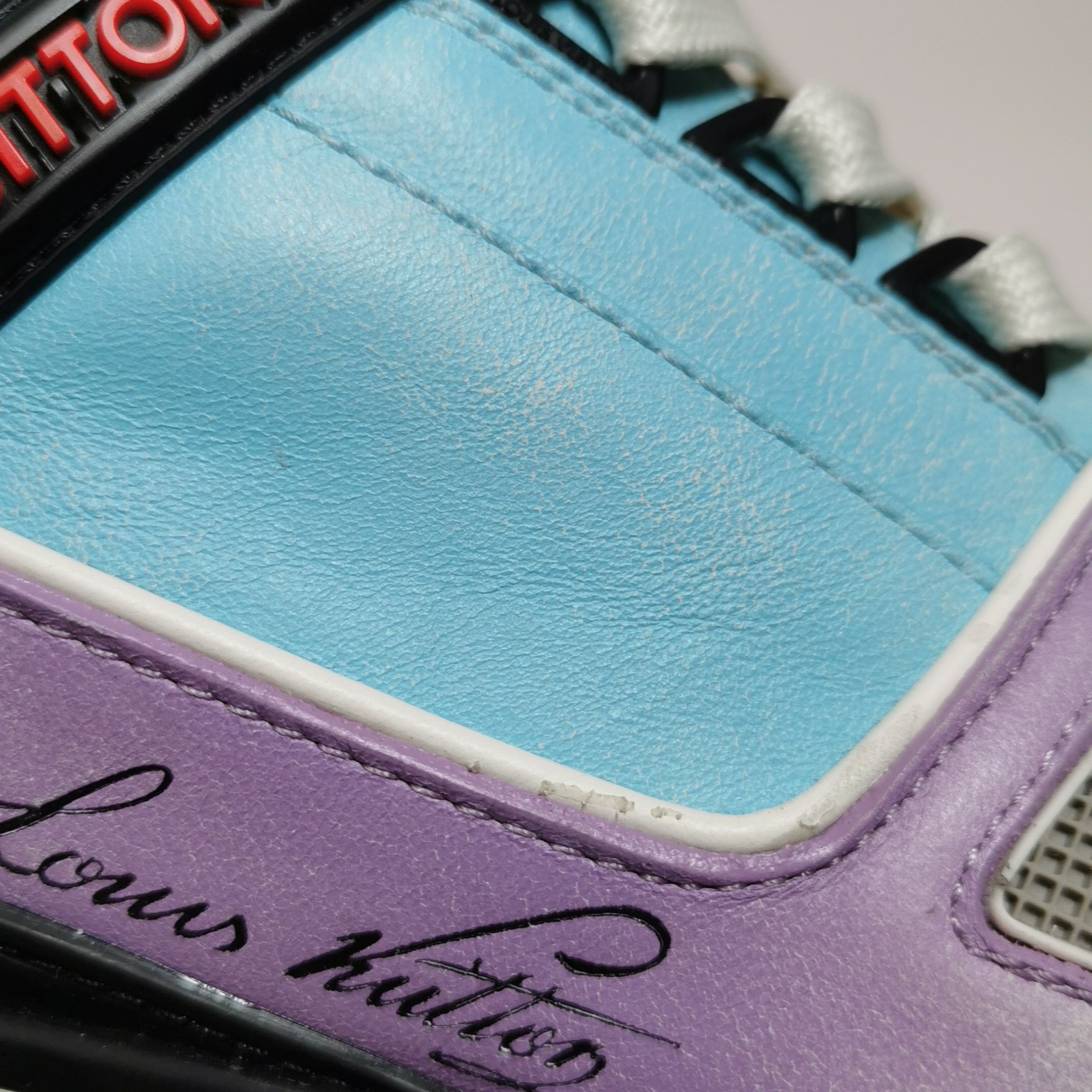 Louis Vuitton Louis Vuitton Multi-Color Trainer Sneakers US 7.5 Size US 7 / EU 40 - 14 Thumbnail