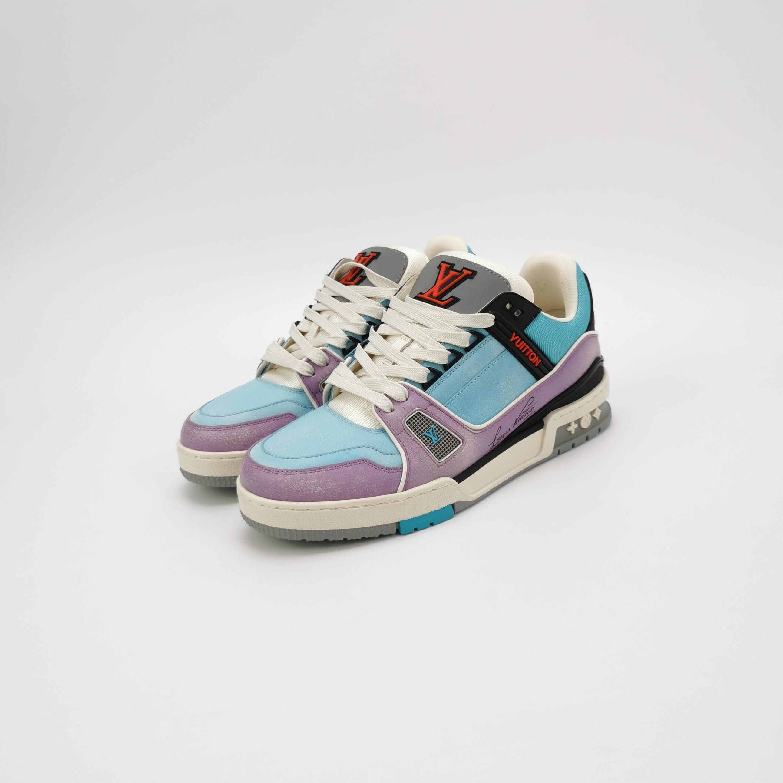 Louis Vuitton Louis Vuitton Multi-Color Trainer Sneakers US 7.5 Size US 7 / EU 40 - 2 Thumbnail
