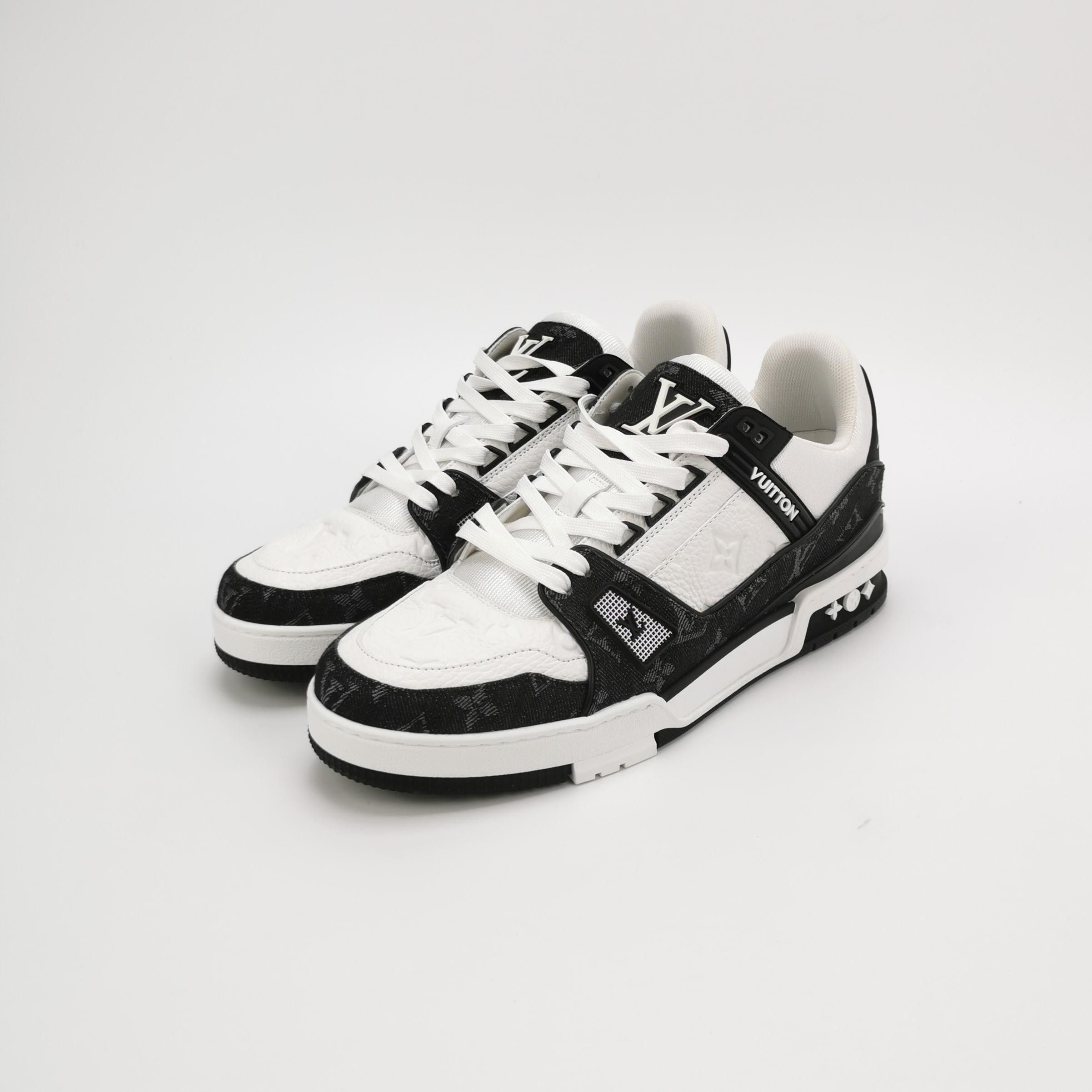 Louis Vuitton Louis Vuitton Monogram Denim Trainer Sneakers 41.5 Size US 8 / EU 41 - 2 Thumbnail