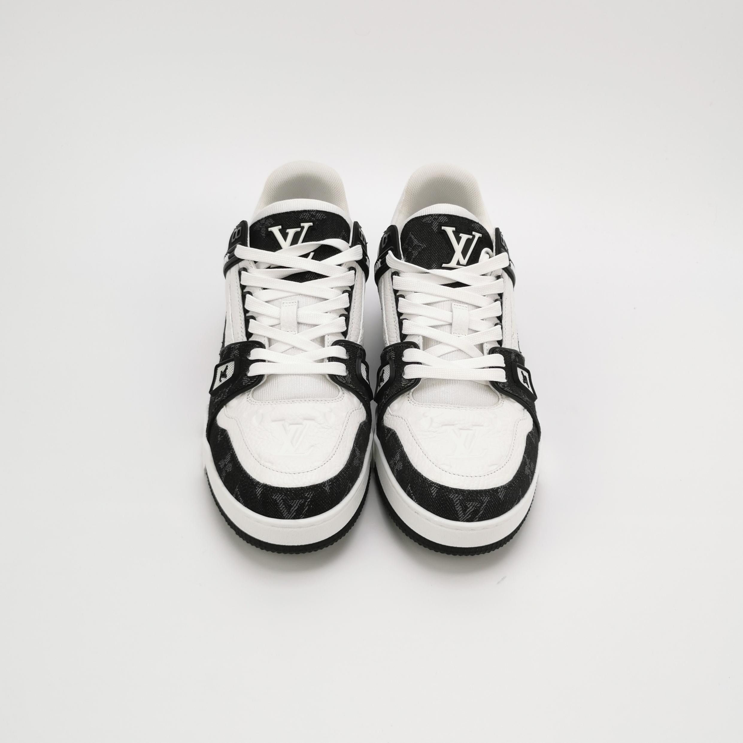 Louis Vuitton Louis Vuitton Monogram Denim Trainer Sneakers 41.5 Size US 8 / EU 41 - 3 Thumbnail