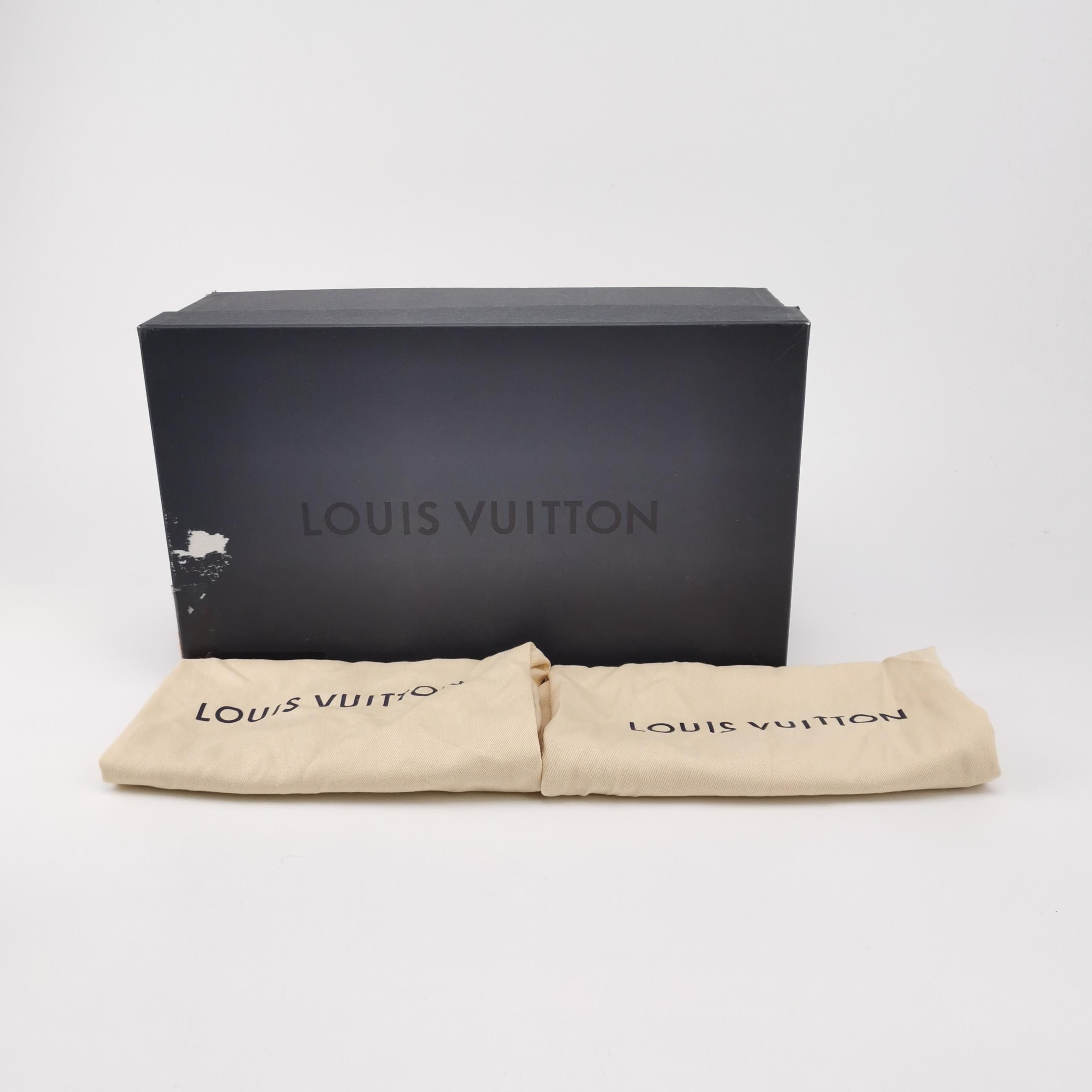 Louis Vuitton Louis Vuitton Monogram Embossed Green Oasis Sandals 40.5 Size US 7 / EU 40 - 6 Thumbnail