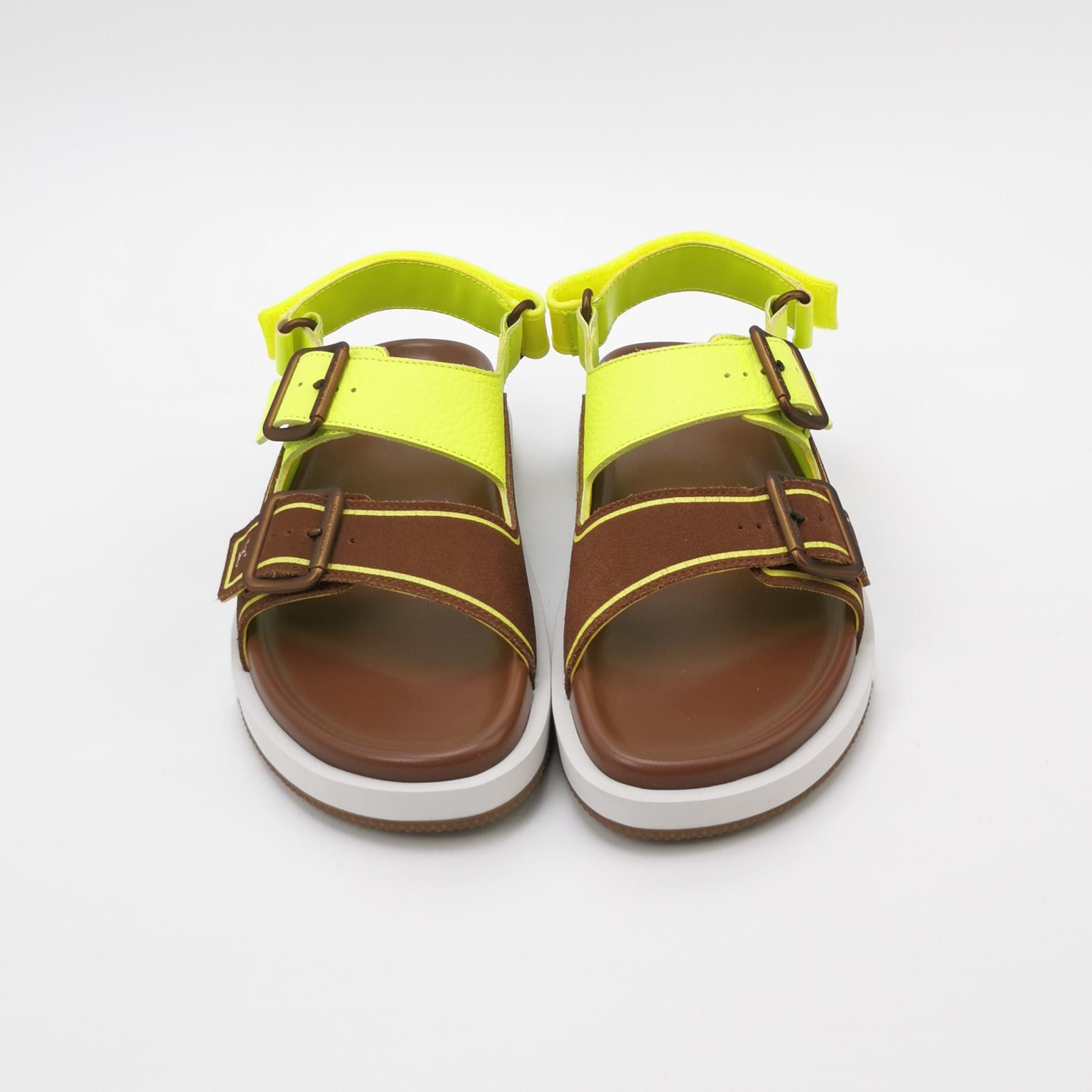 Louis Vuitton Louis Vuitton Neon Contrast Logo Sandals EU 39 Size US 6 / EU 39 - 3 Thumbnail