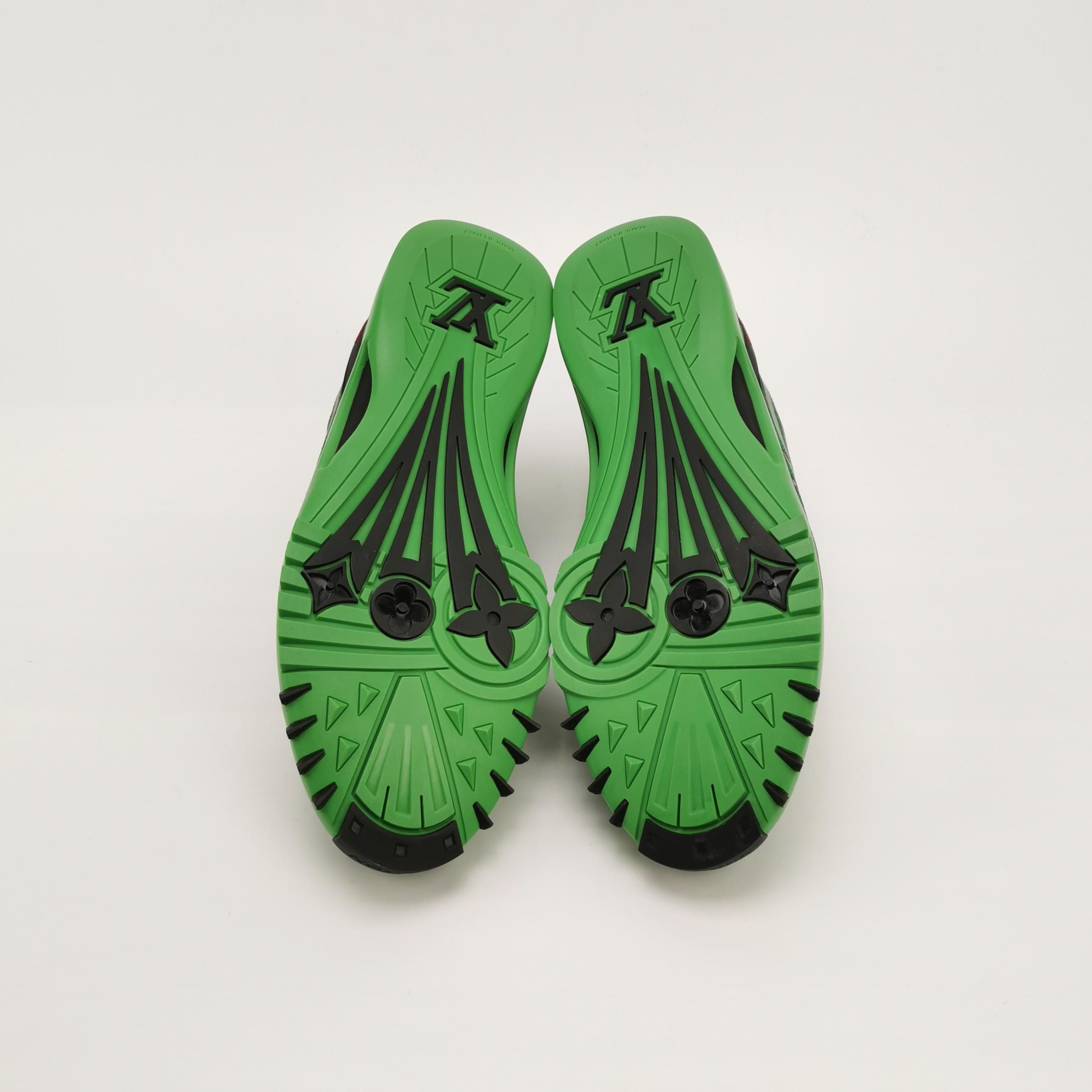 Louis Vuitton Louis Vuitton Green Sprint Low-Top Sneakers US 9.5 Size US 9 / EU 42 - 5 Thumbnail