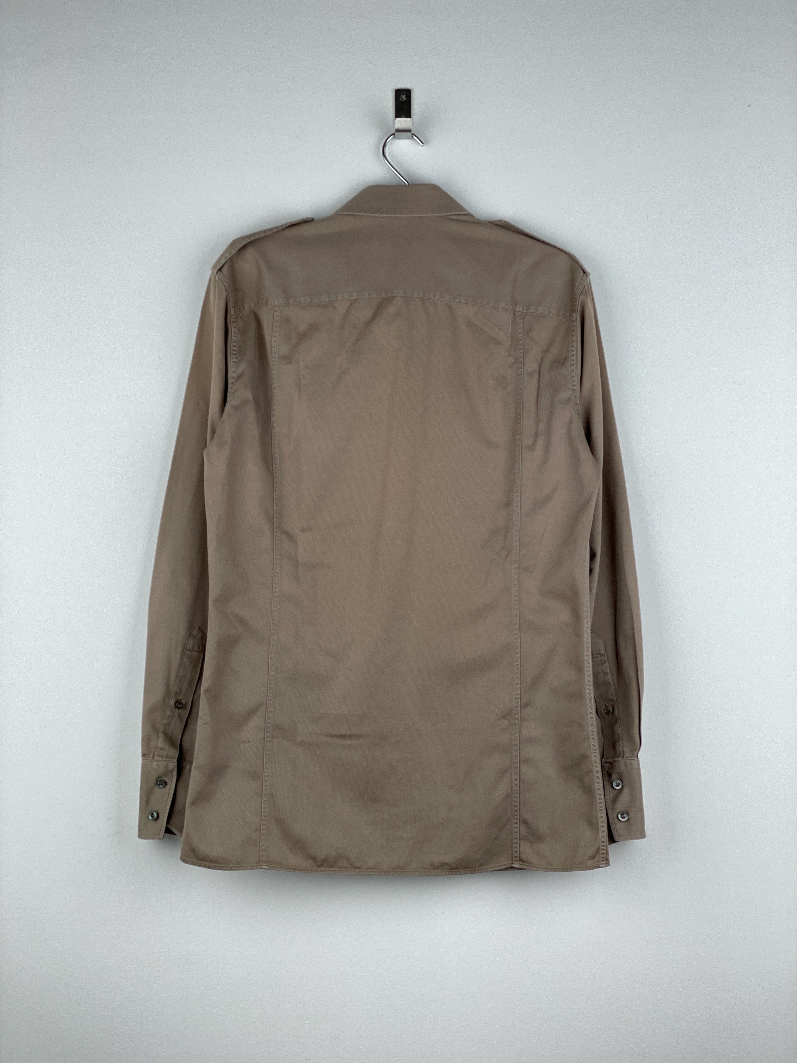 Gucci by Tom Ford SS01 Military-Pocket Button-Up Shirt Size US M / EU 48-50 / 2 - 2 Thumbnail