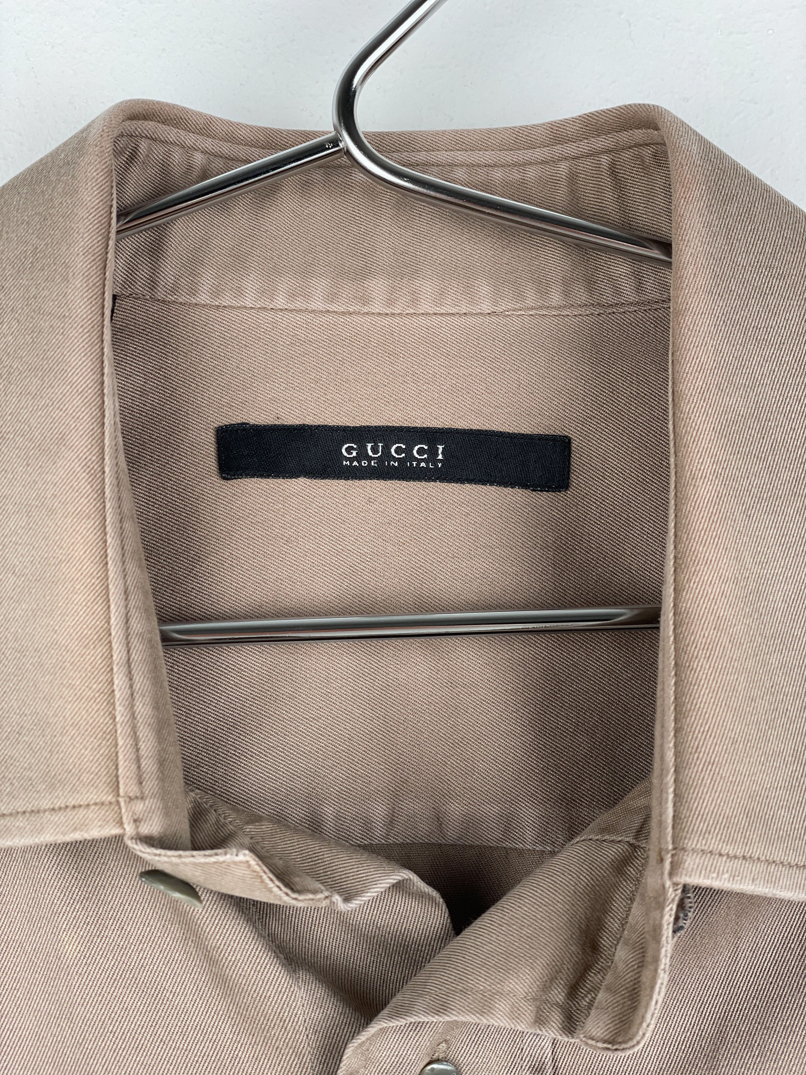 Gucci by Tom Ford SS01 Military-Pocket Button-Up Shirt Size US M / EU 48-50 / 2 - 8 Thumbnail