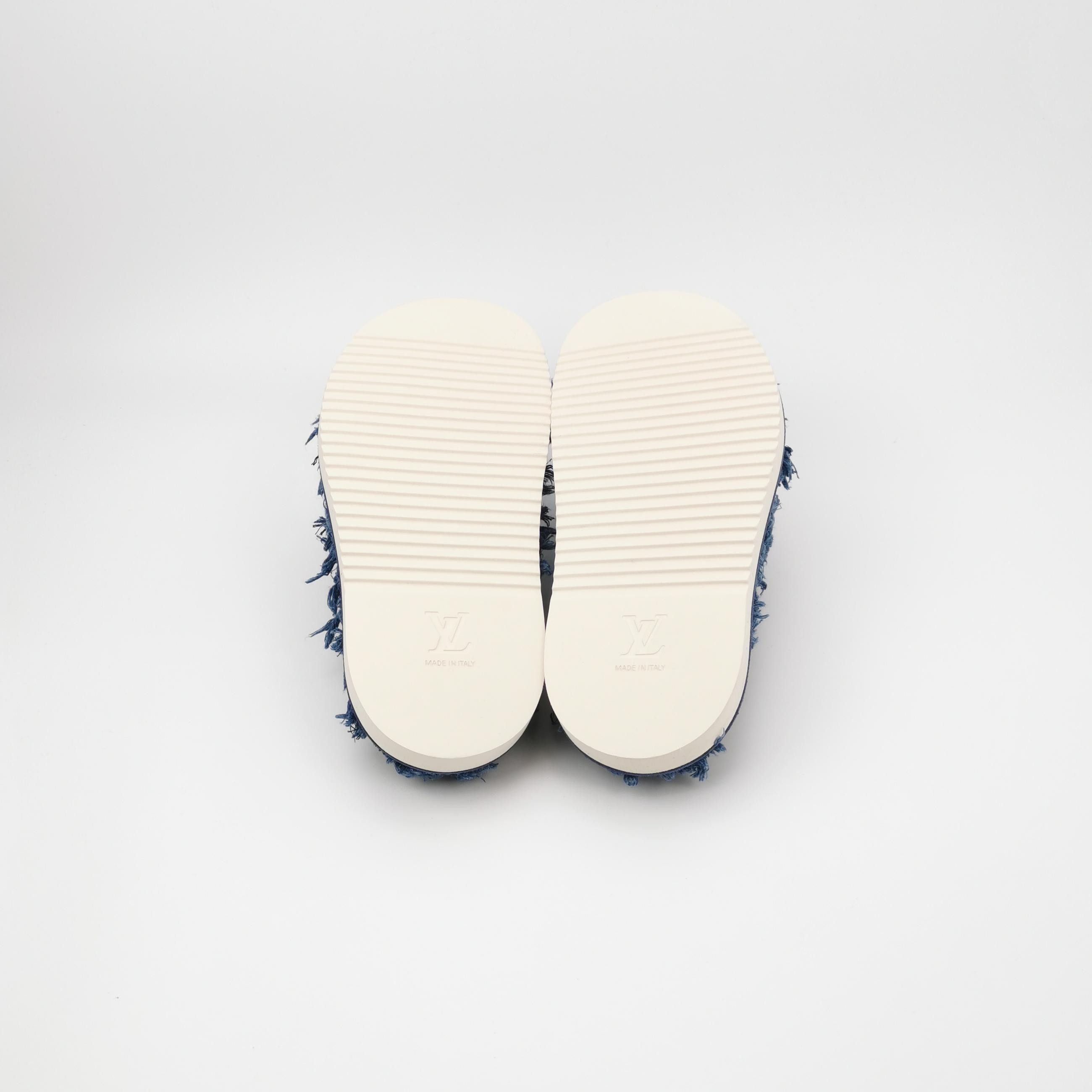 Louis Vuitton Louis Vuitton Easy Distressed Monogram Slides 42.5 Size US 9 / EU 42 - 5 Thumbnail