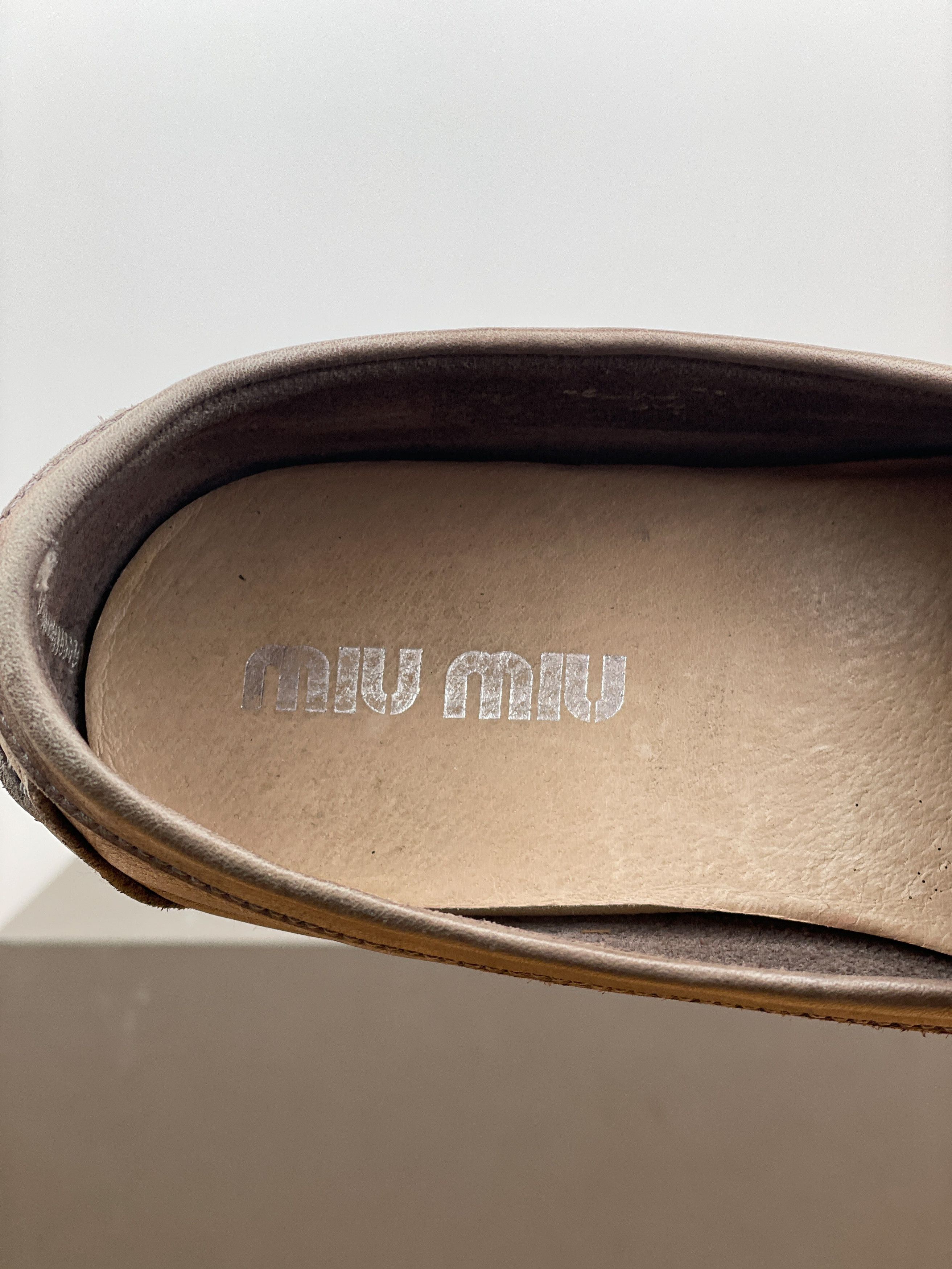 Miu Miu Boat Shoe Penny Loafers Size US 10 / EU 43 - 8 Thumbnail