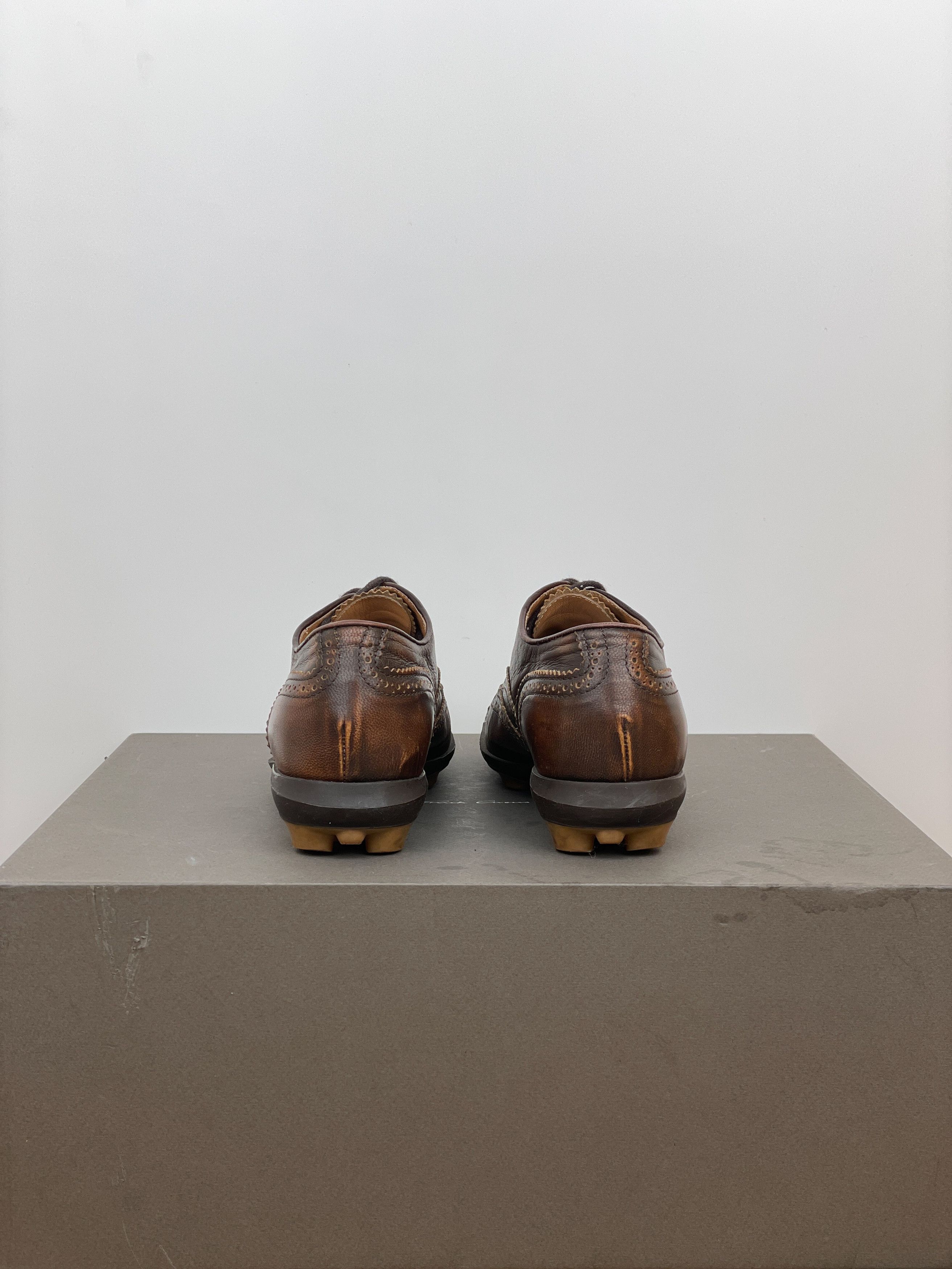 Miu Miu SS99 Square-Toe Spike-Sole Brogue Derbies Size US 7 / IT 37 - 6 Thumbnail