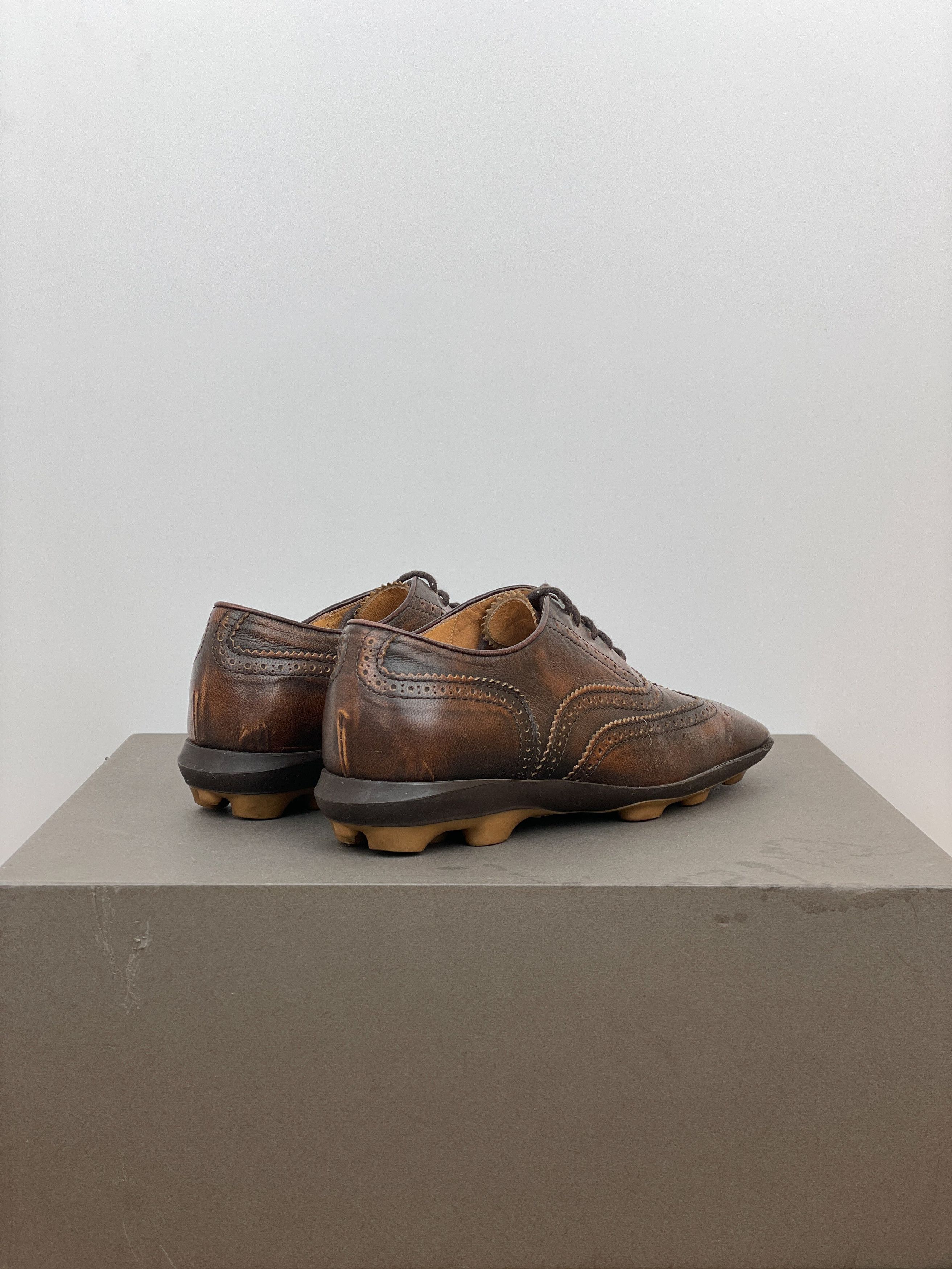 Miu Miu SS99 Square-Toe Spike-Sole Brogue Derbies Size US 7 / IT 37 - 2 Thumbnail