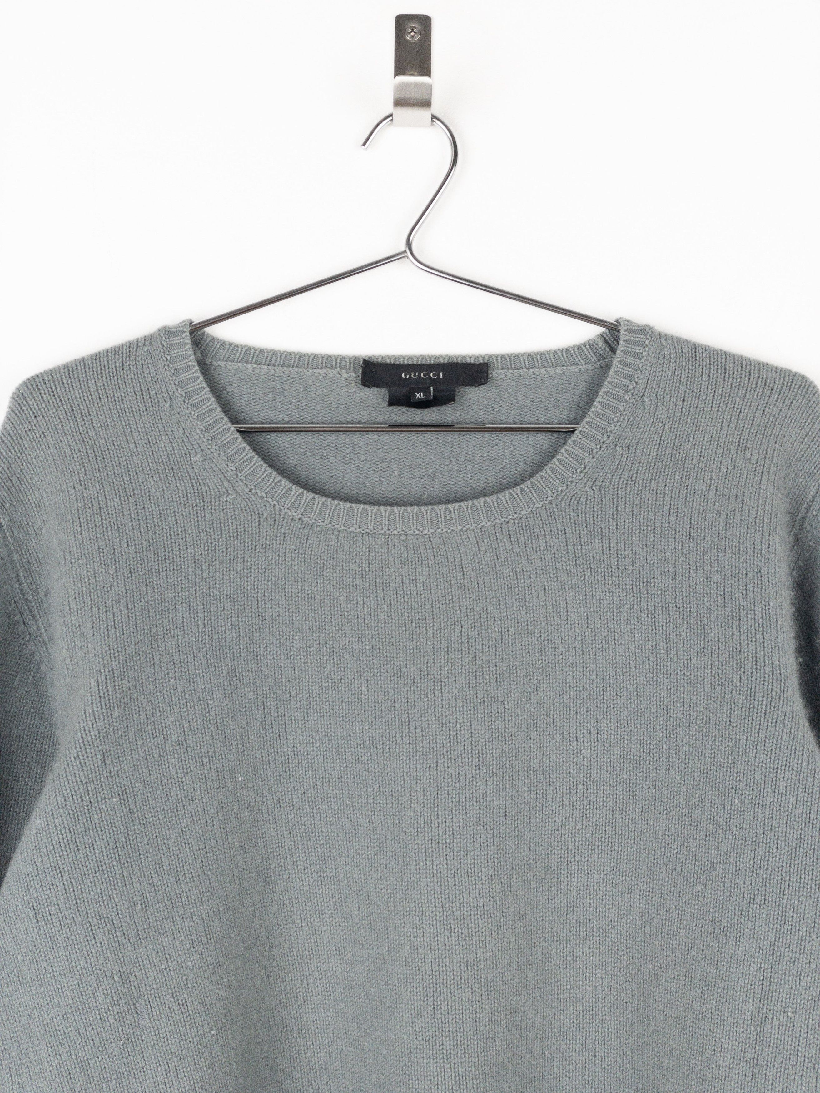 Gucci by Tom Ford AW01 Boxy Cashmere Knit Sweater Size XL / US 12-14 / IT 48-50 - 3 Thumbnail