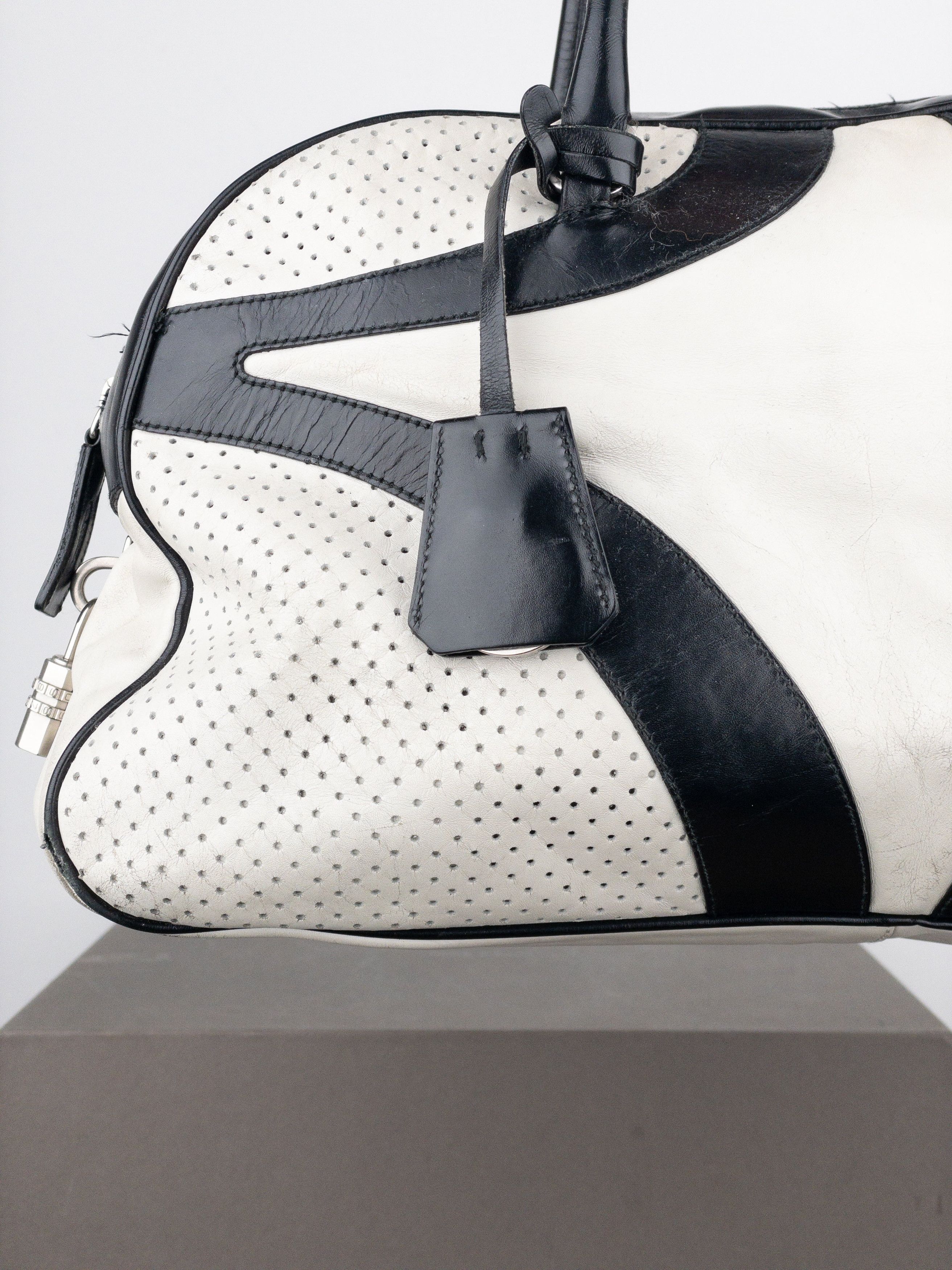 Prada SS00 Bowling Leather Shoulder Bag Size ONE SIZE - 9 Thumbnail