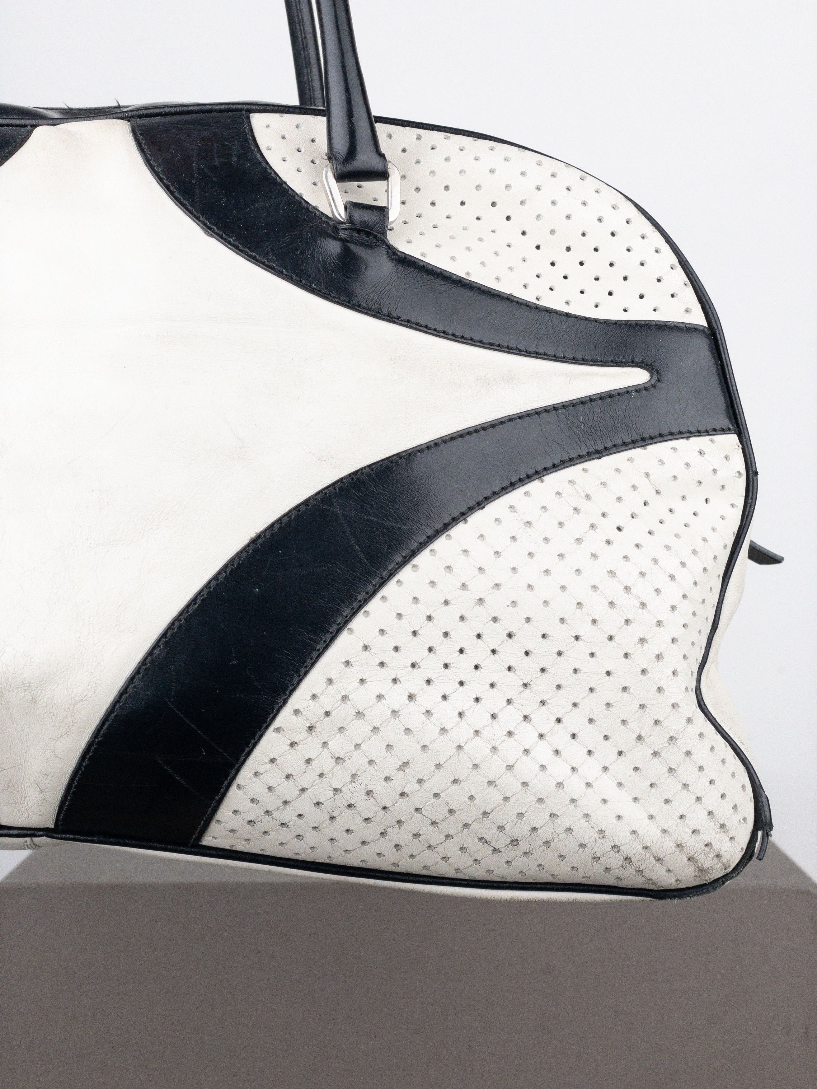 Prada SS00 Bowling Leather Shoulder Bag Size ONE SIZE - 10 Thumbnail