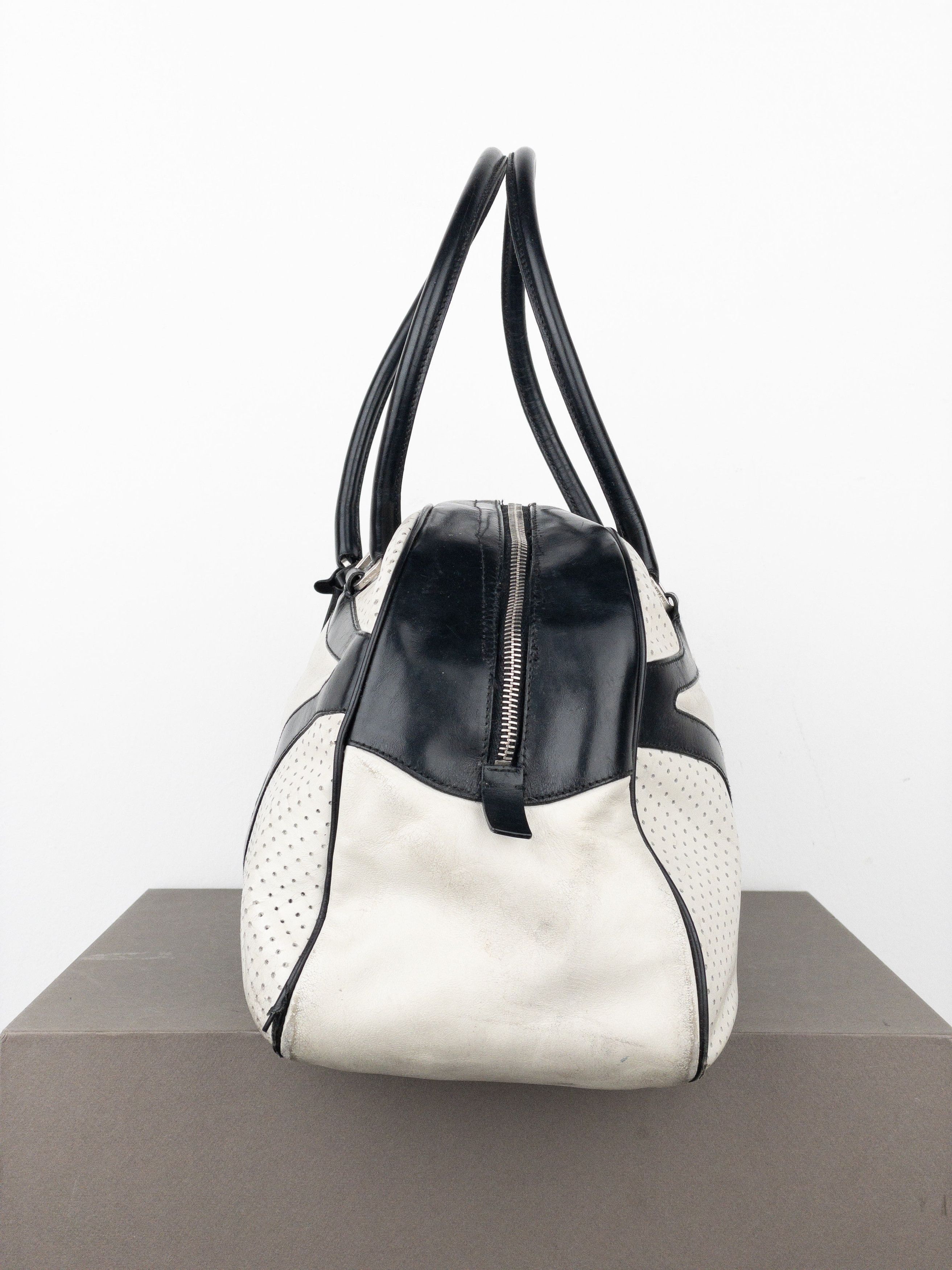 Prada SS00 Bowling Leather Shoulder Bag Size ONE SIZE - 6 Thumbnail