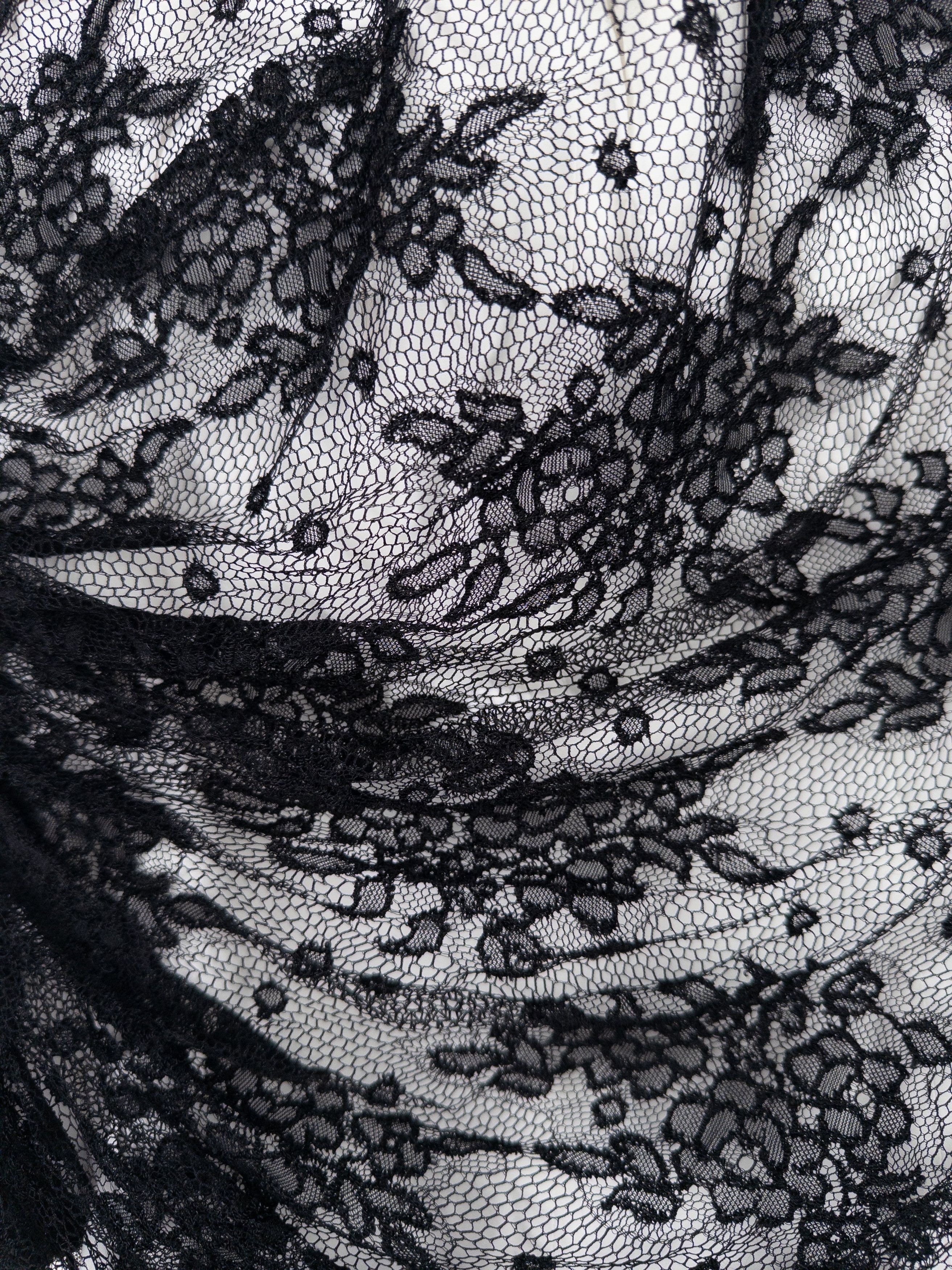 Dolce & Gabbana 2000s Floral Lace Bustier Top Size L / US 10 / IT 46 - 4 Thumbnail