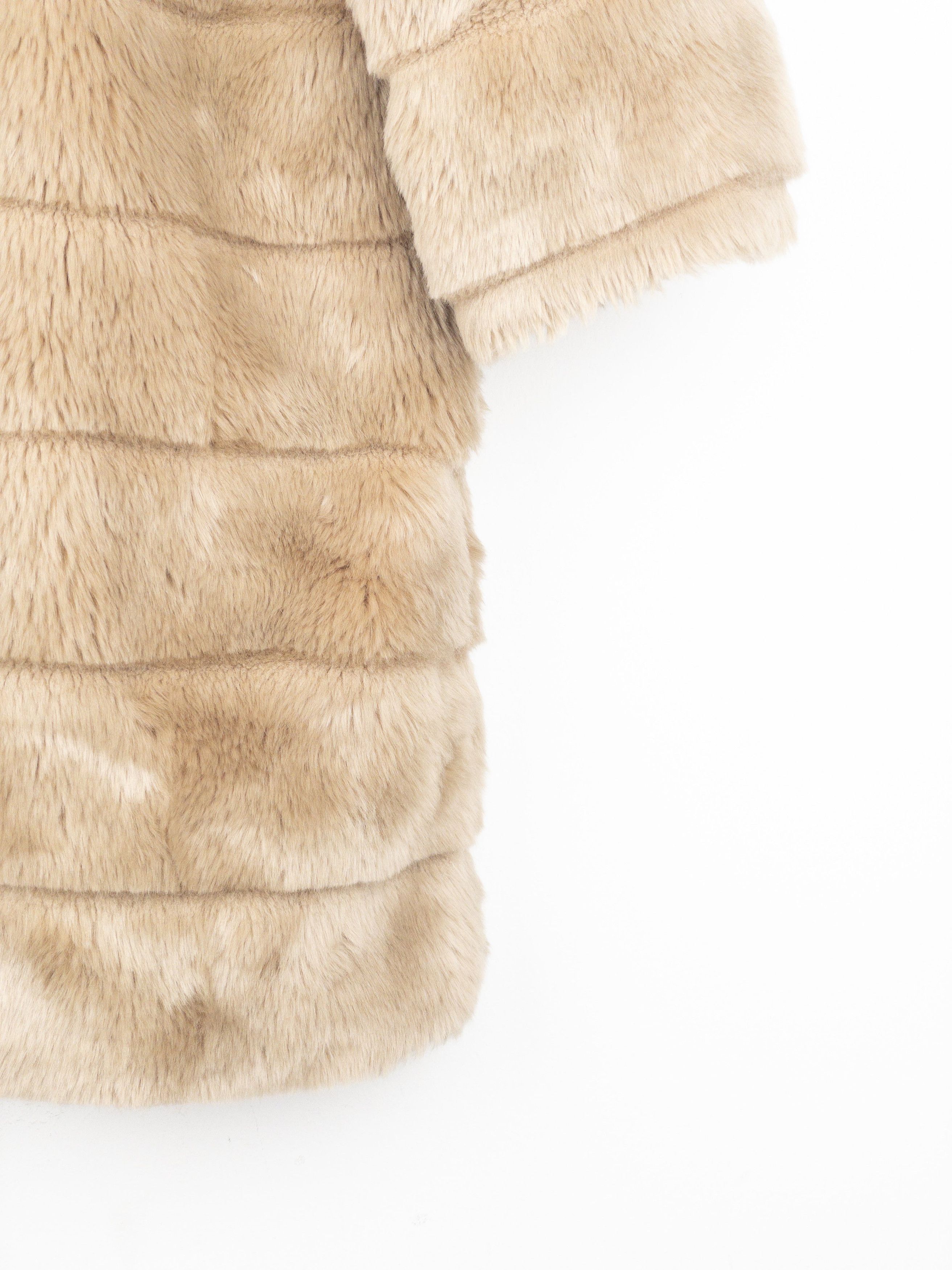 Jean Paul Gaultier 1990s Faux Fur Coat Size L / US 10 / IT 46 - 7 Thumbnail