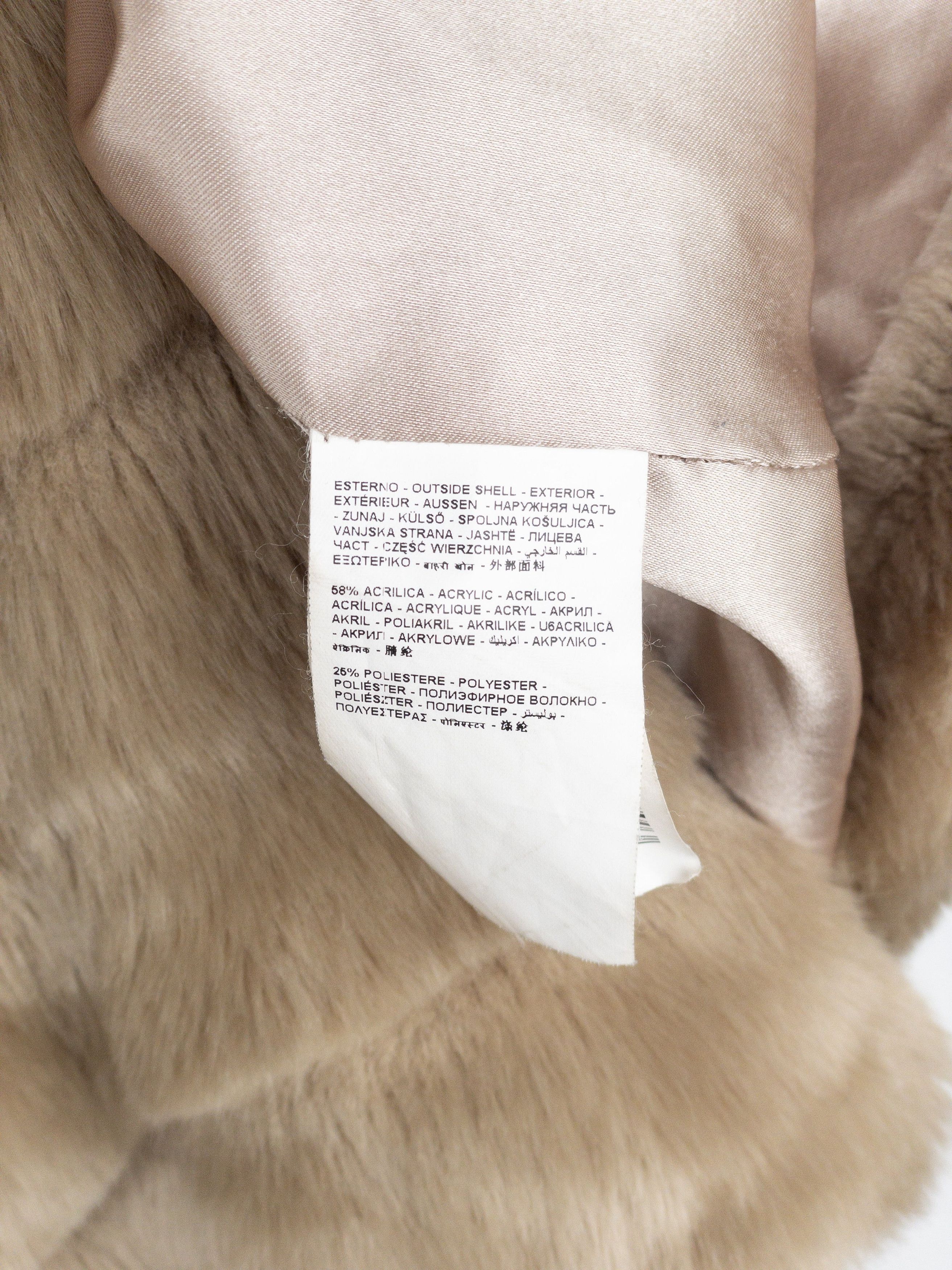 Jean Paul Gaultier 1990s Faux Fur Coat Size L / US 10 / IT 46 - 11 Thumbnail
