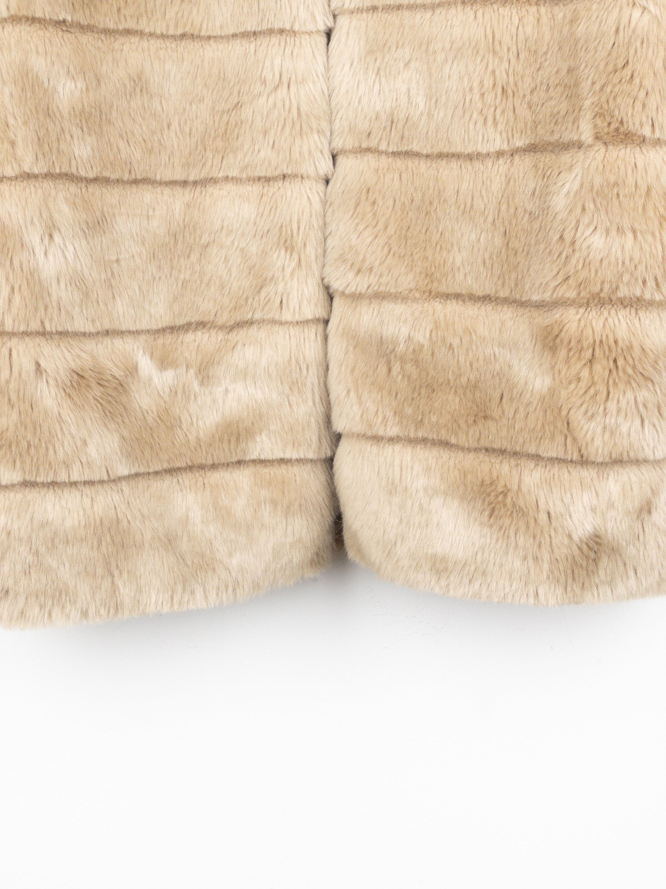 Jean Paul Gaultier 1990s Faux Fur Coat Size L / US 10 / IT 46 - 5 Thumbnail