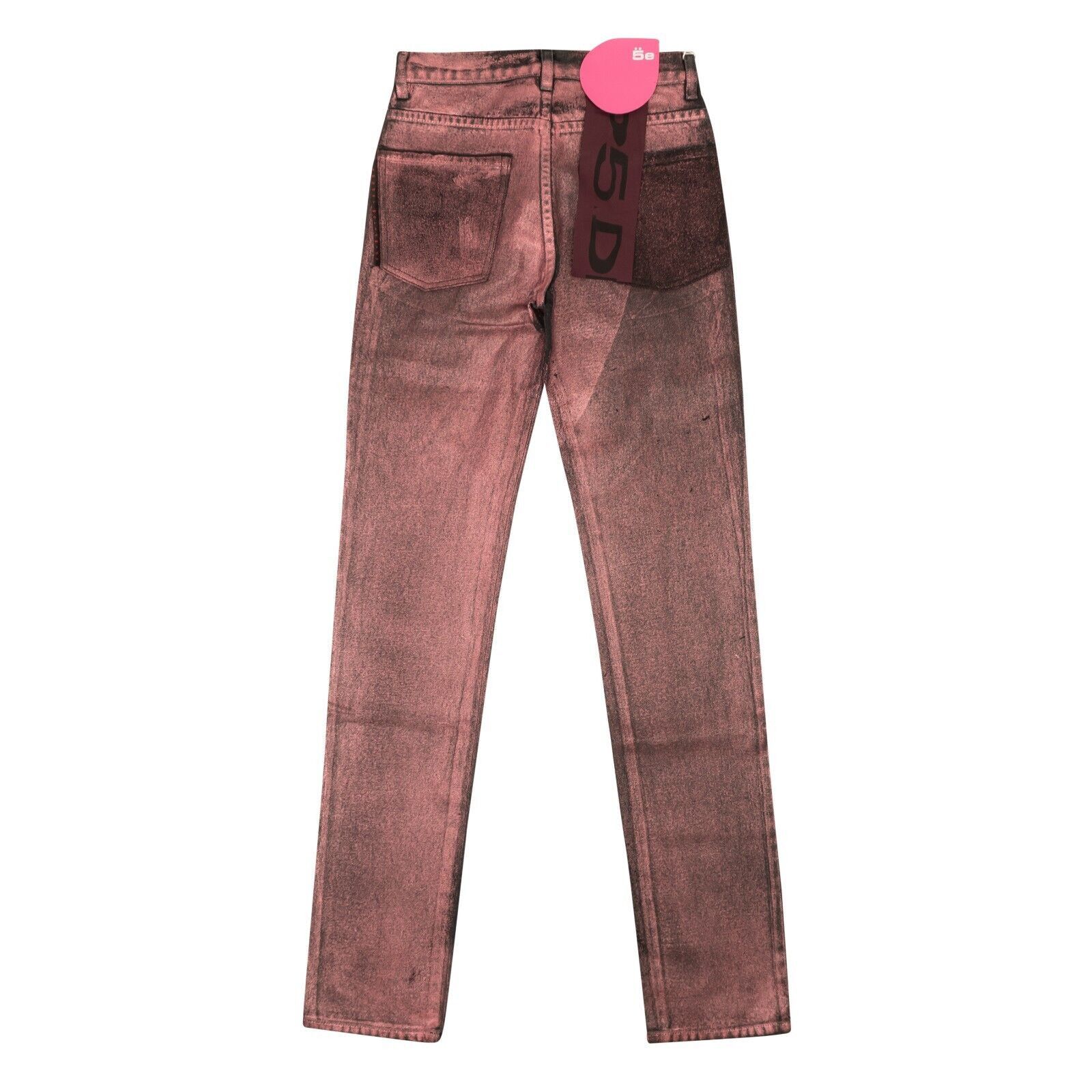Sp5der Black & Pink Metallic Wash Jeans Size 36/46 Size US 36 / EU 52 - 3 Thumbnail