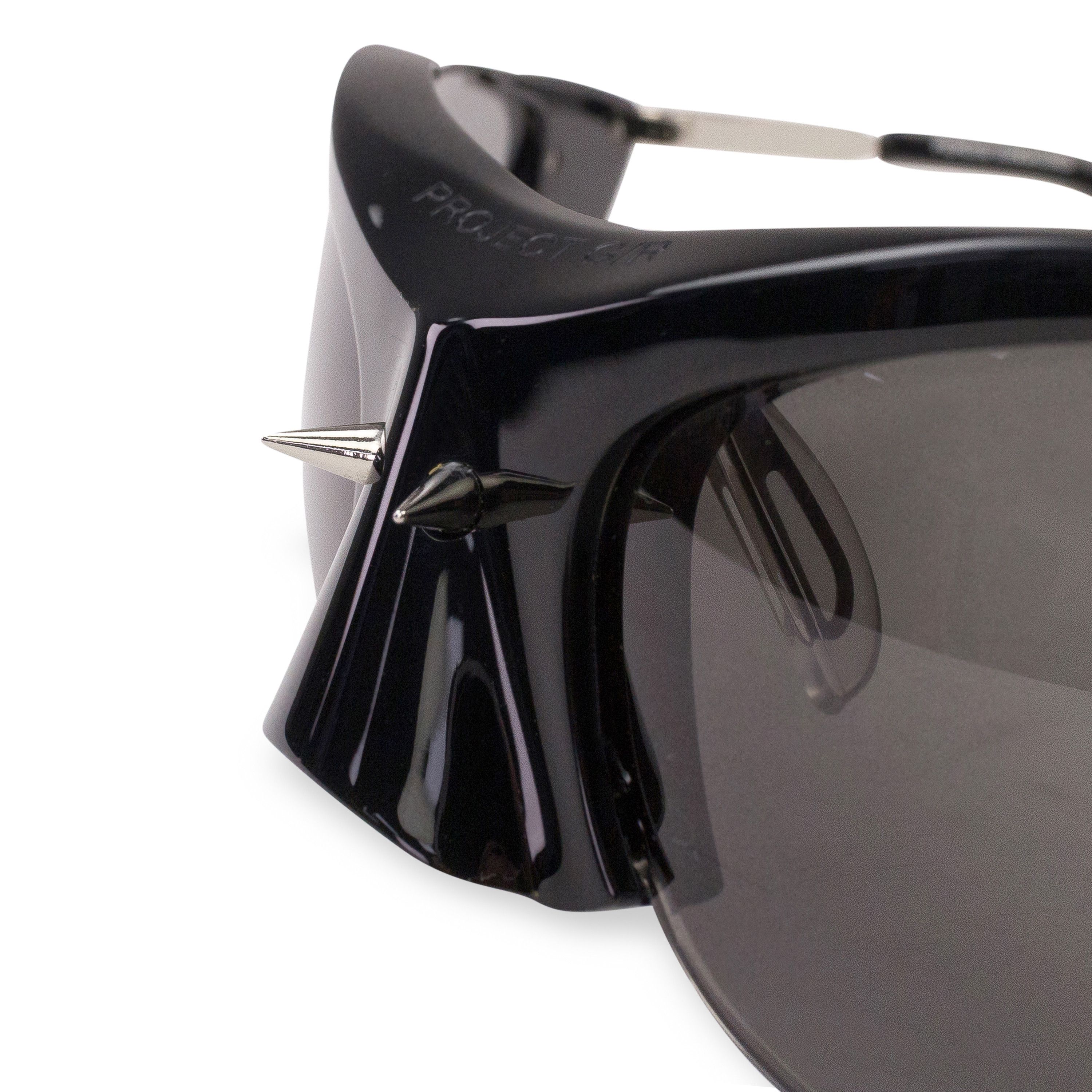 PROJECT G/R BLACK PIERCED SUNGLASSES SIZE OS Size ONE SIZE - 7 Thumbnail