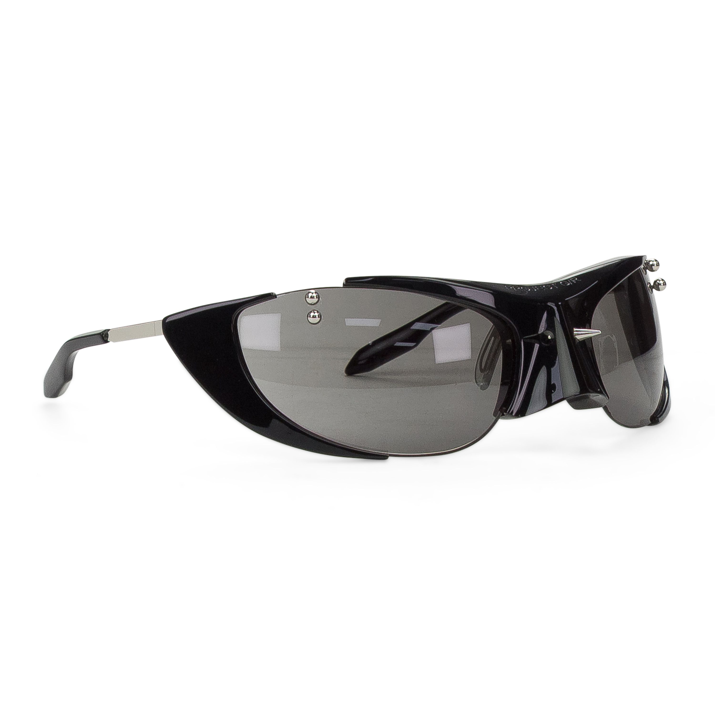 PROJECT G/R BLACK PIERCED SUNGLASSES SIZE OS Size ONE SIZE - 2 Thumbnail