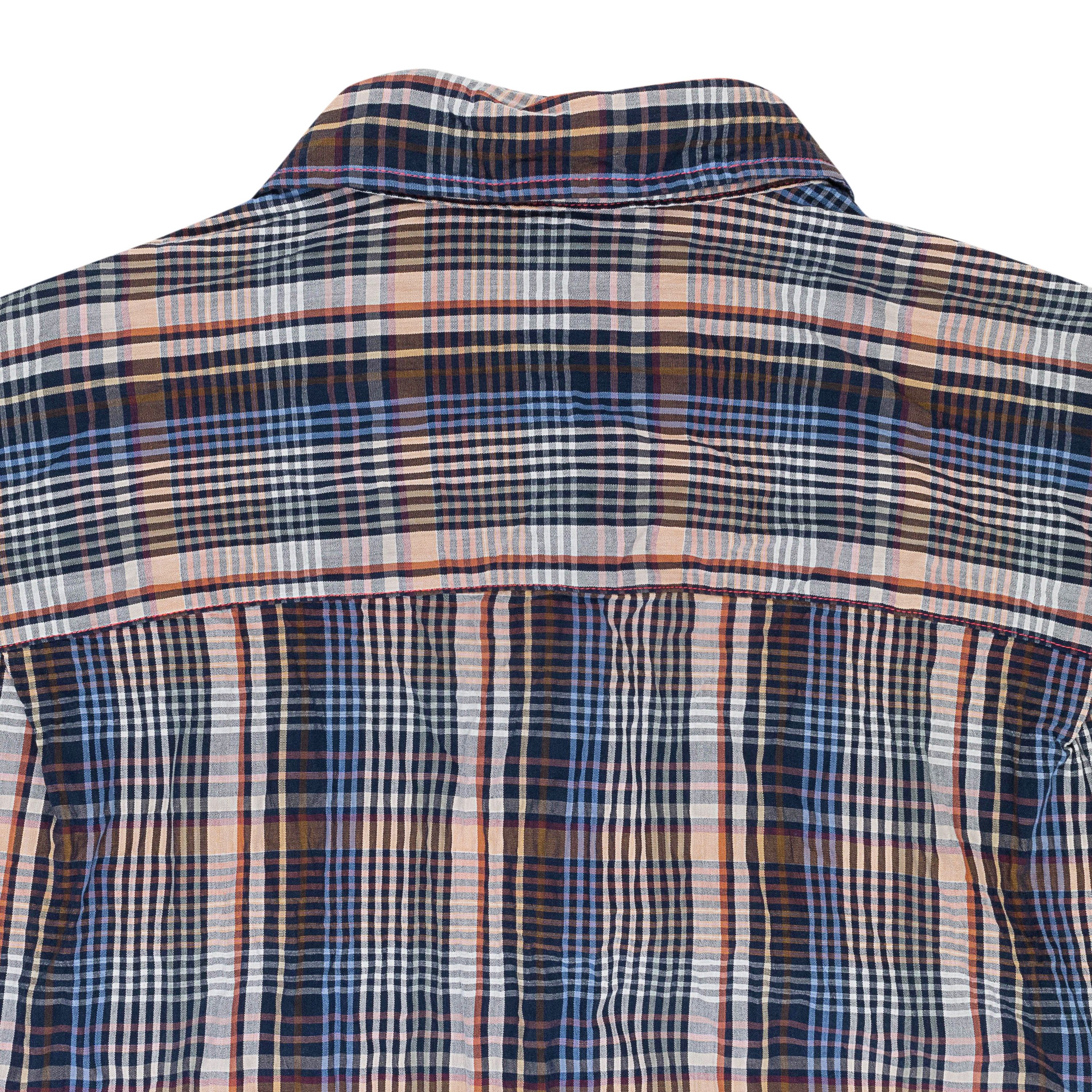 Freemans Sporting Club Peach/Brown/Blue Plaid Short Sleeve Shirt Size M Size US M / EU 48-50 / 2 - 4 Thumbnail