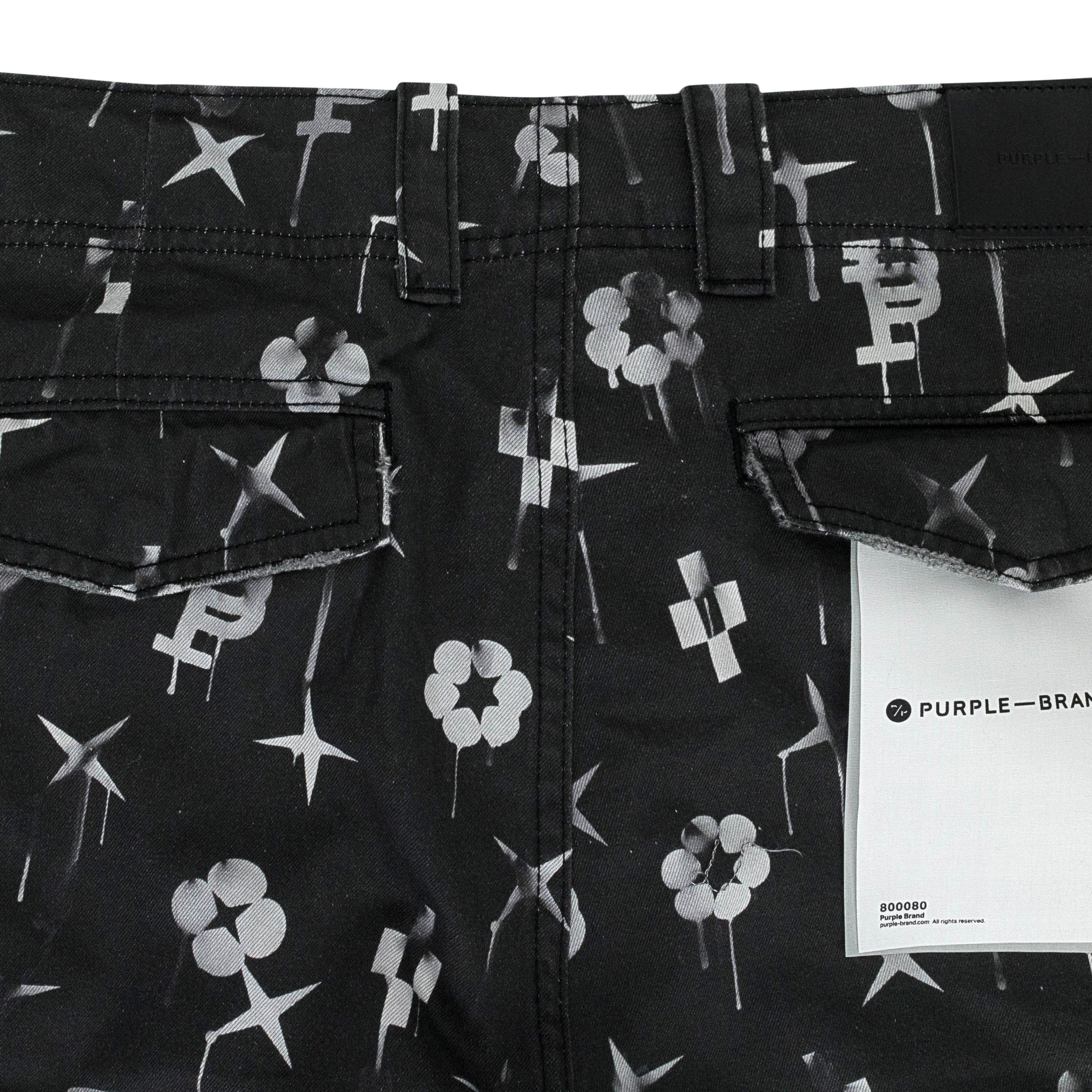 Purple Brand DOUBLE POCKET CARGO BLACK CARGO PANTS Size M Size US 32 / EU 48 - 4 Thumbnail