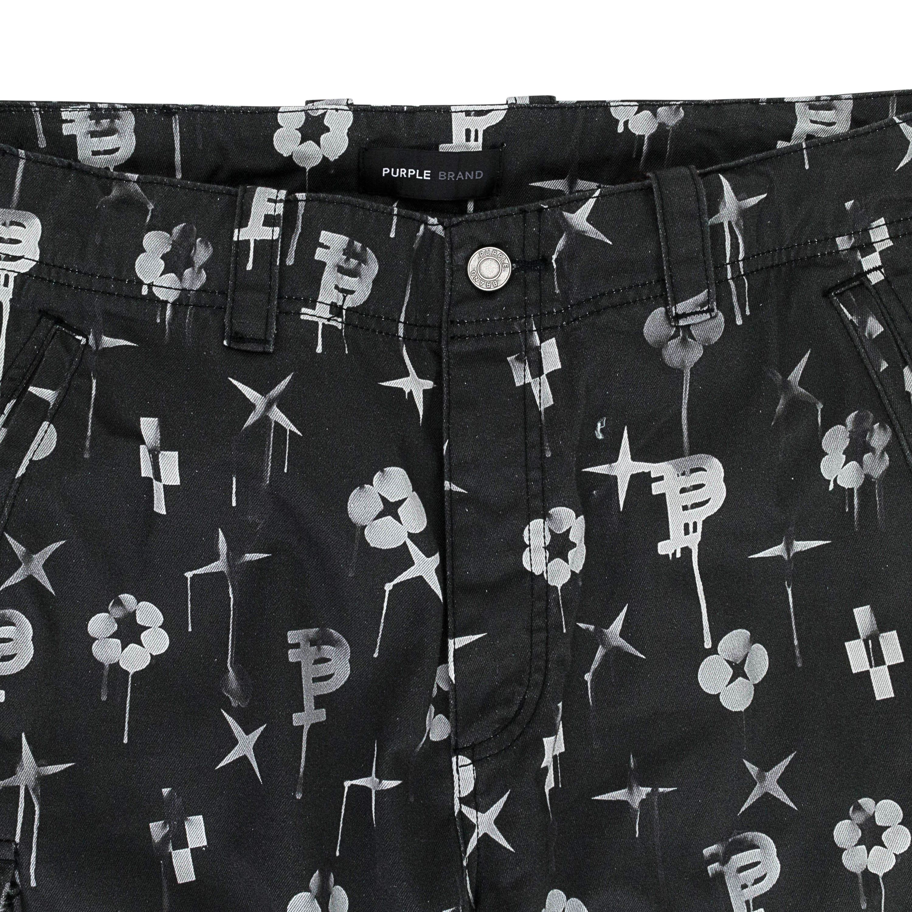 Purple Brand DOUBLE POCKET CARGO BLACK CARGO PANTS Size M Size US 32 / EU 48 - 3 Thumbnail