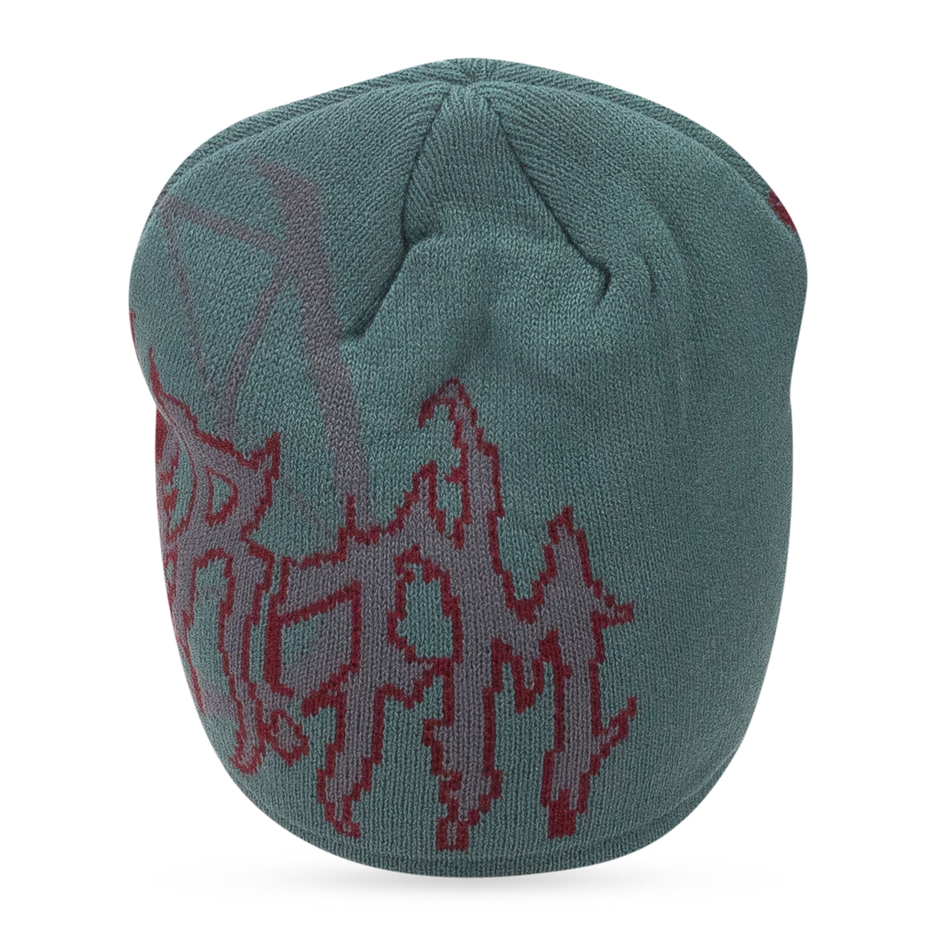 murd333r.fm MURD333R.FM GREEN/RED BEANIE SIZE OS Size ONE SIZE - 2 Thumbnail
