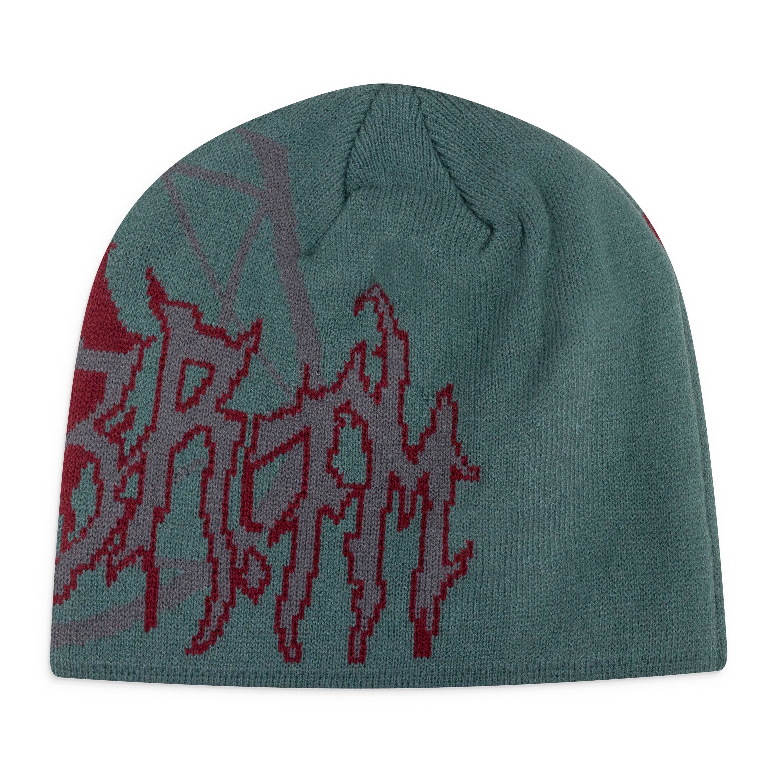 murd333r.fm MURD333R.FM GREEN/RED BEANIE SIZE OS Size ONE SIZE - 4 Thumbnail