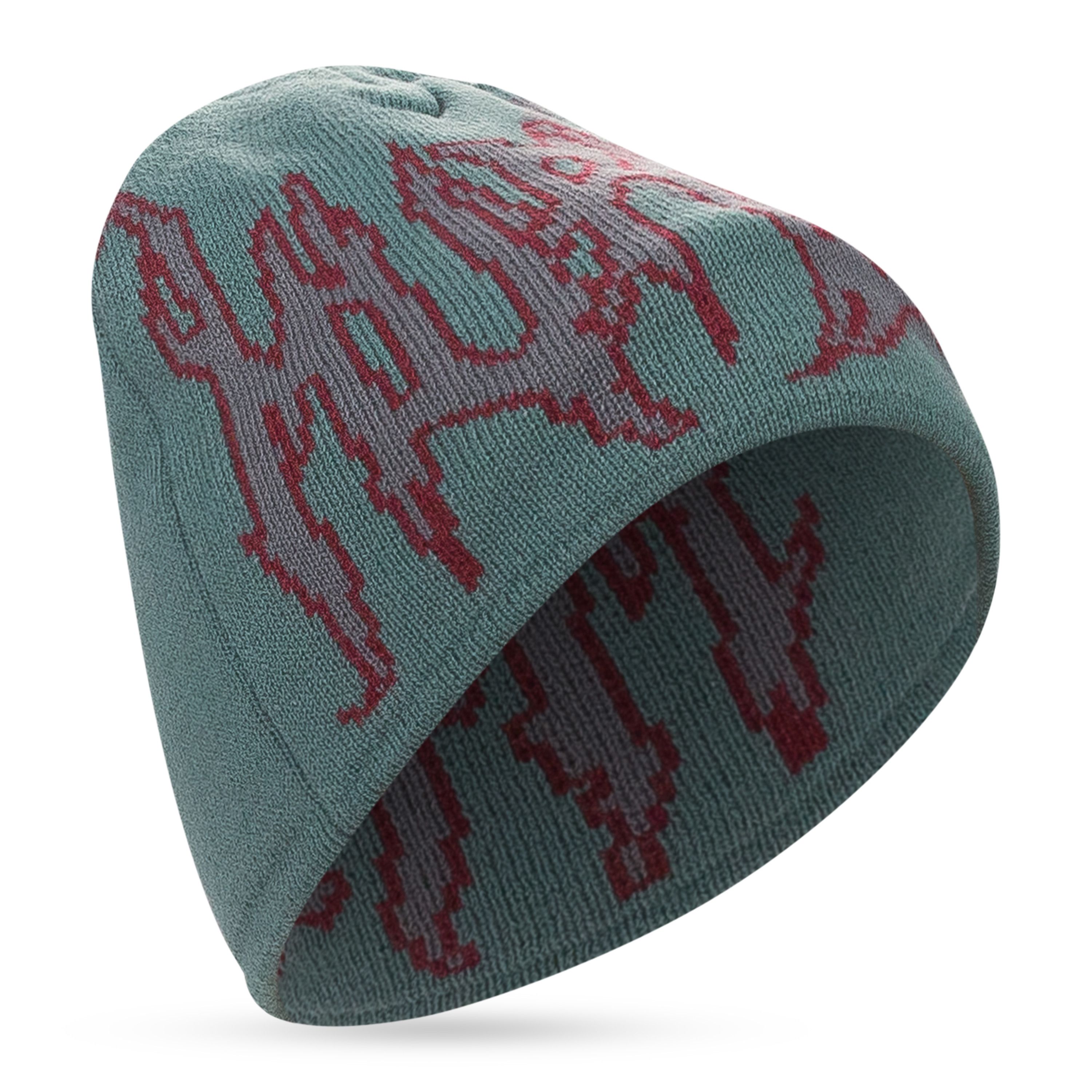 murd333r.fm MURD333R.FM GREEN/RED BEANIE SIZE OS Size ONE SIZE - 3 Thumbnail