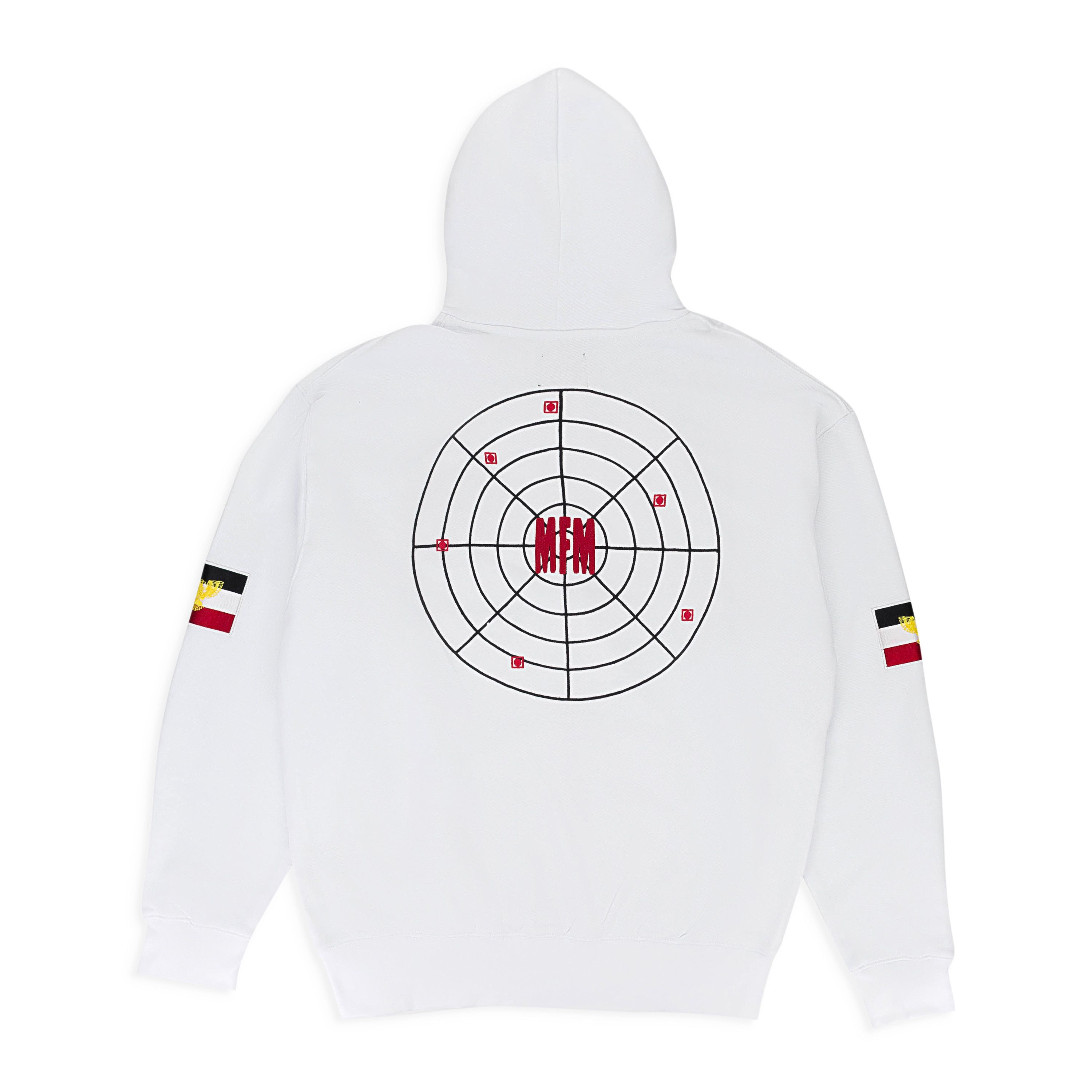 murd333r.fm MURD333R.FM WHITE PEACEMAKER 2 HOODIE SIZE M Size US M / EU 48-50 / 2 - 2 Thumbnail