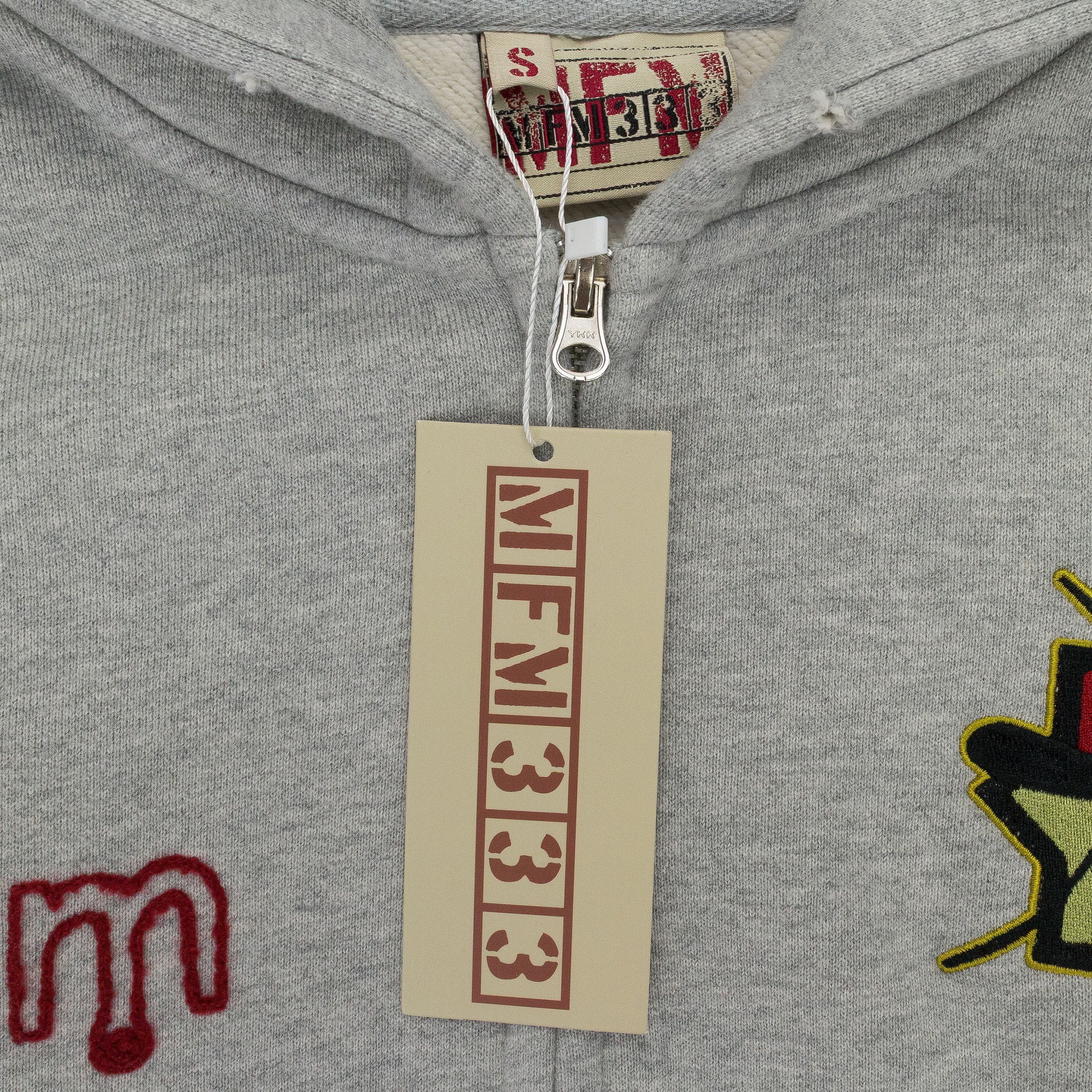 murd333r.fm MURD333R.FM GREY SPECIAL OPS HOODIE SIZE L Size US L / EU 52-54 / 3 - 3 Thumbnail