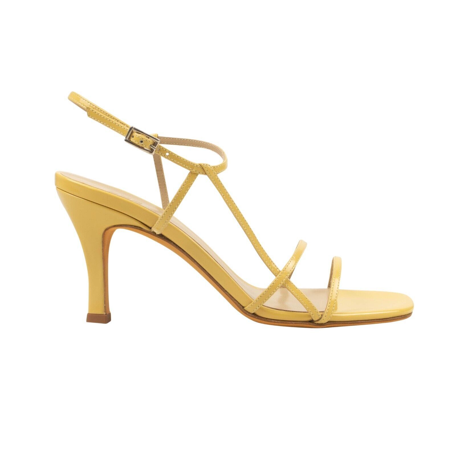 Maryam Nassir Zadeh YELLOW PATENT IRENE SANDALS SIZE 40 Size US 10 / IT 40 - 4 Thumbnail