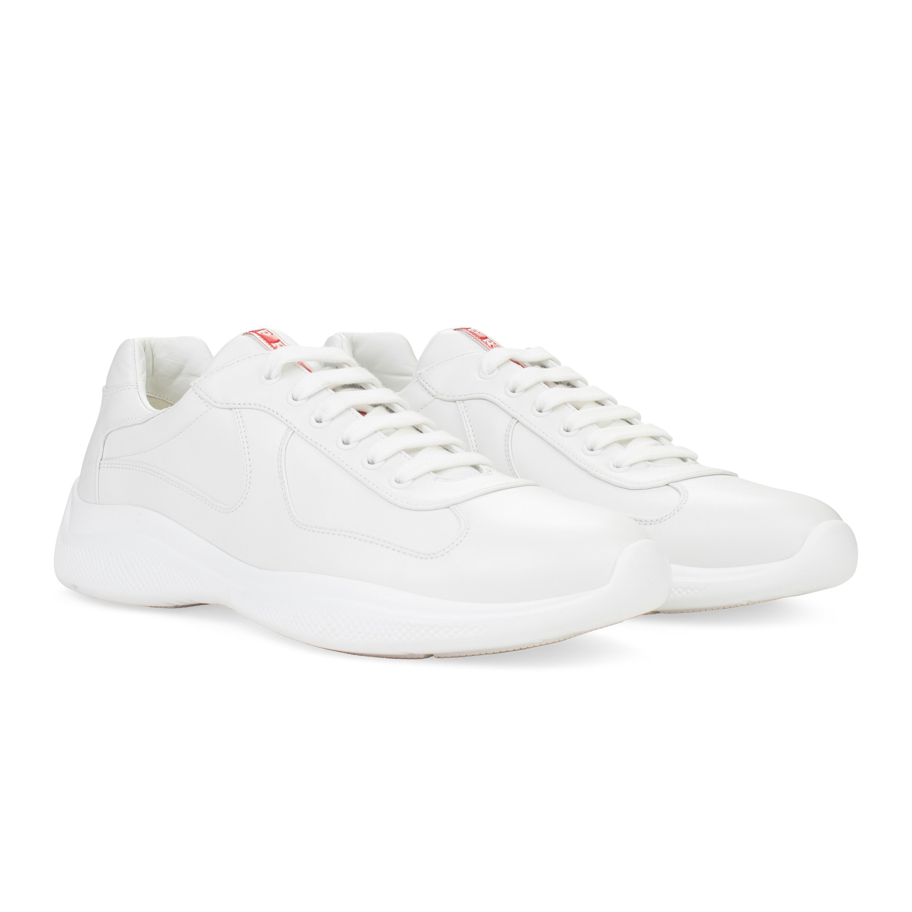 Prada Prada AMERICA'S CUPS SILVER SNEAKERS SIZE 9.5 Size US 9.5 / EU 42-43 - 5 Thumbnail