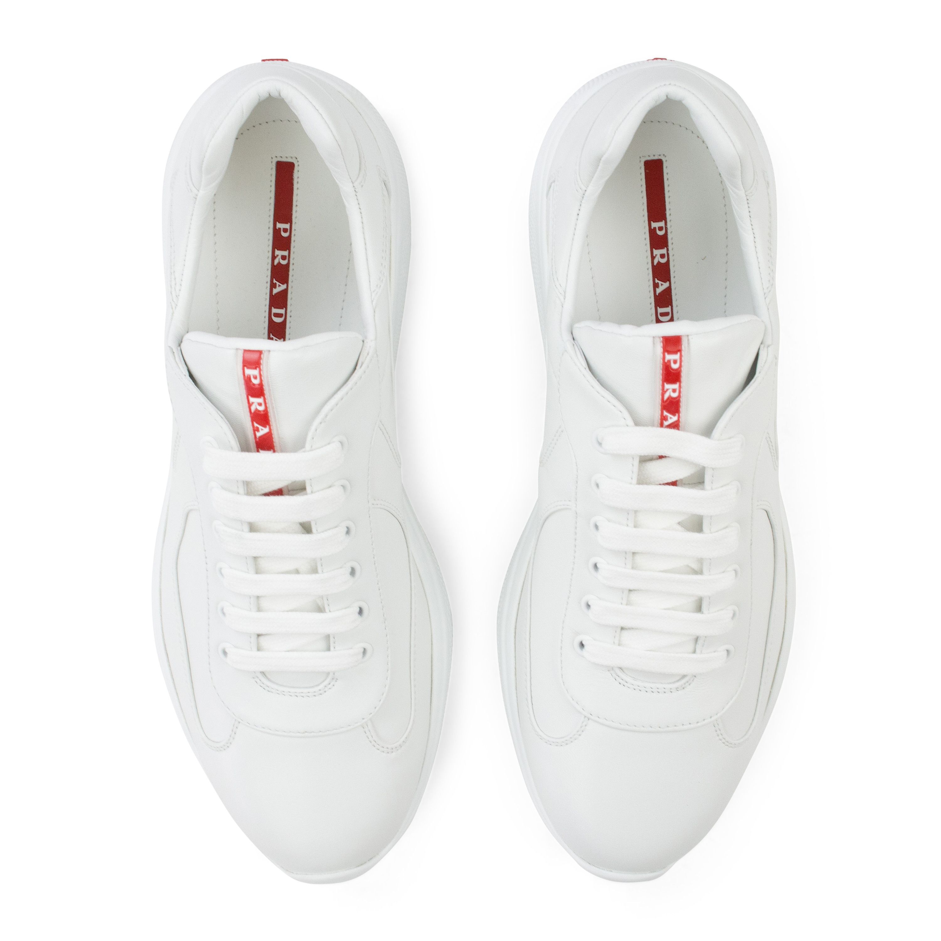 Prada Prada AMERICA'S CUPS SILVER SNEAKERS SIZE 9.5 Size US 9.5 / EU 42-43 - 4 Thumbnail