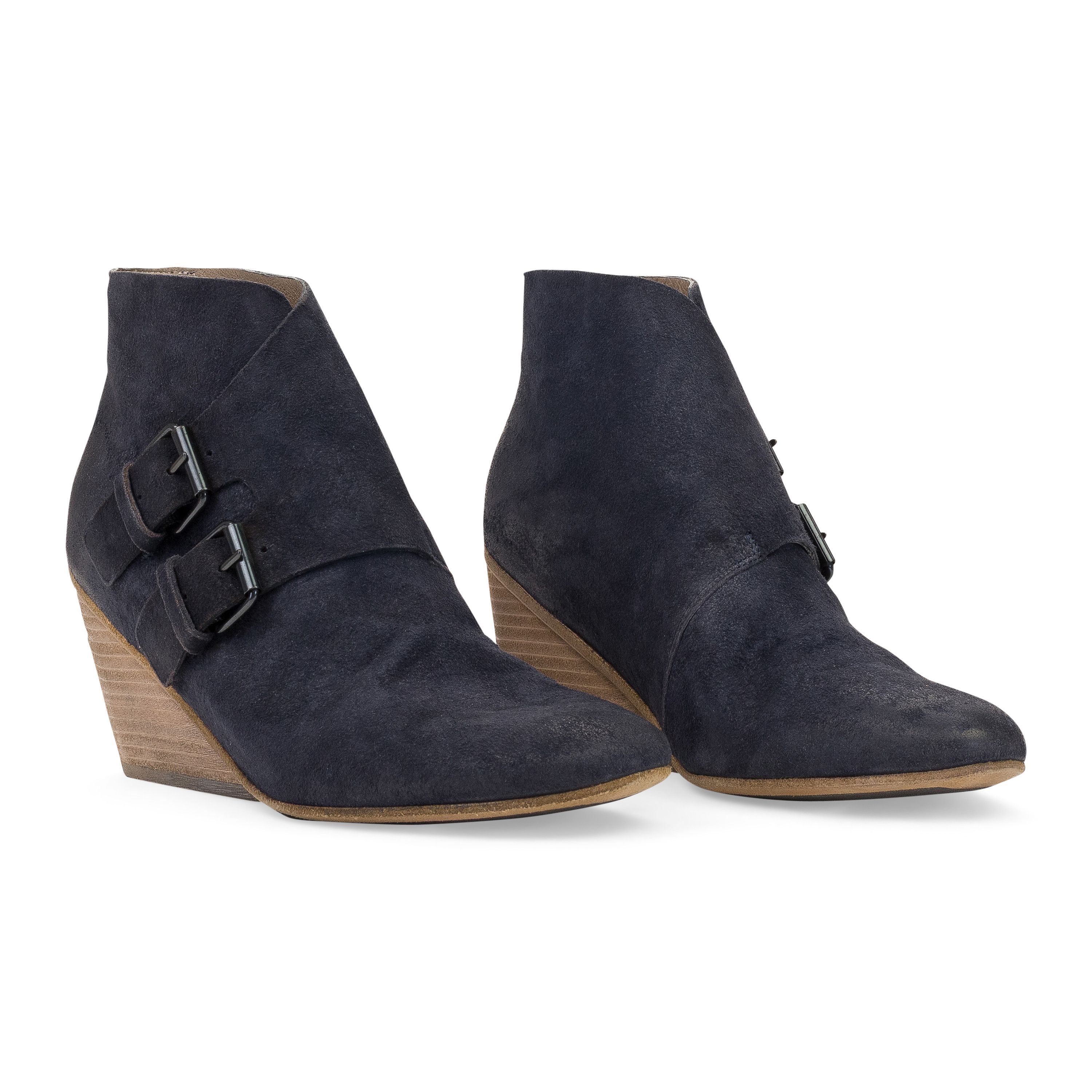 Marsell Marsell BLUE DISTRESSED CALF SKIN LEATHER BOOTS SIZE 38 Size US 8 / IT 38 - 5 Thumbnail
