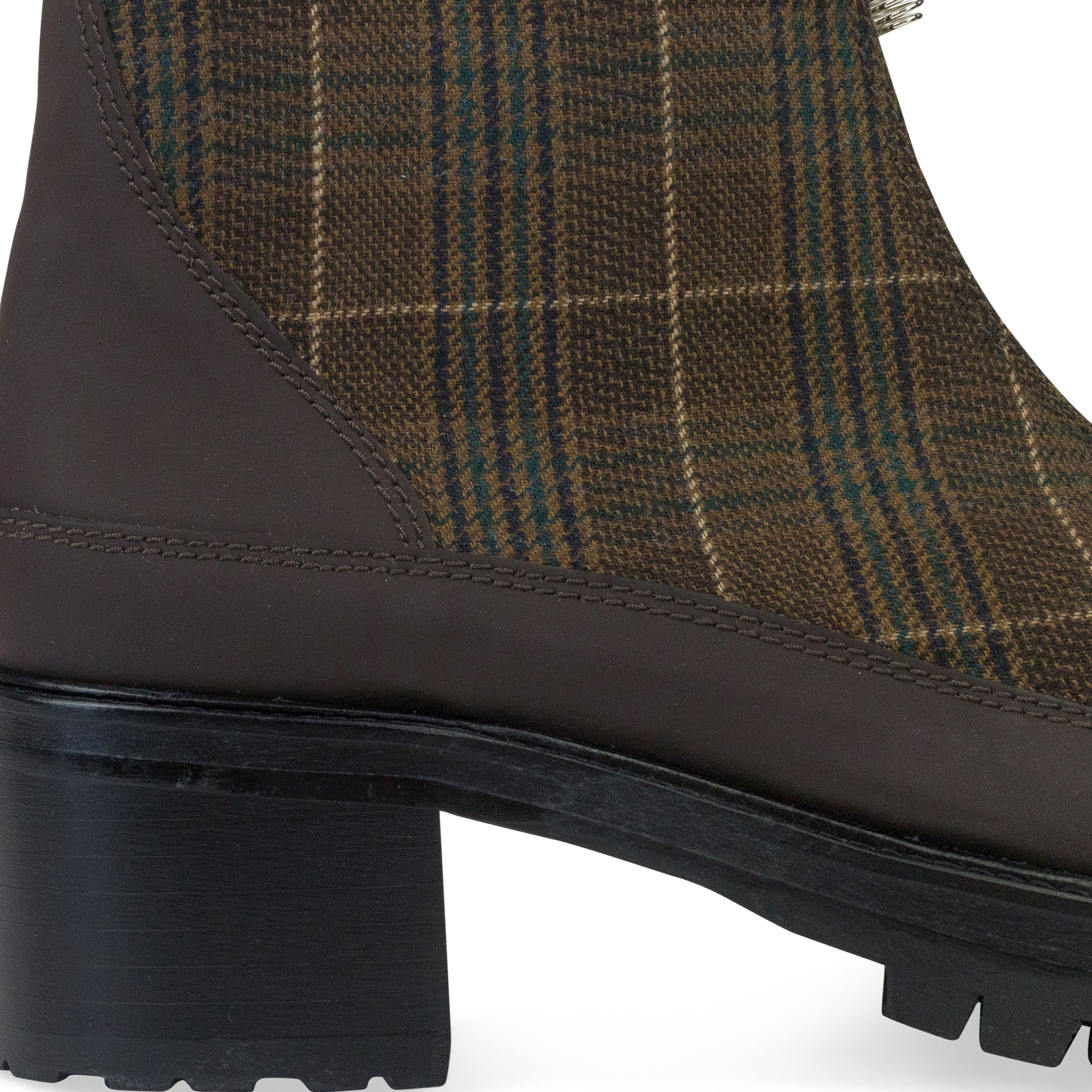 Nicole Saldana Nicole Saldana BROWN EXCLUSIVE PLAID CHRIS ANKLE BOOTS SIZE 41 Size US 11 / IT 41 - 8 Thumbnail