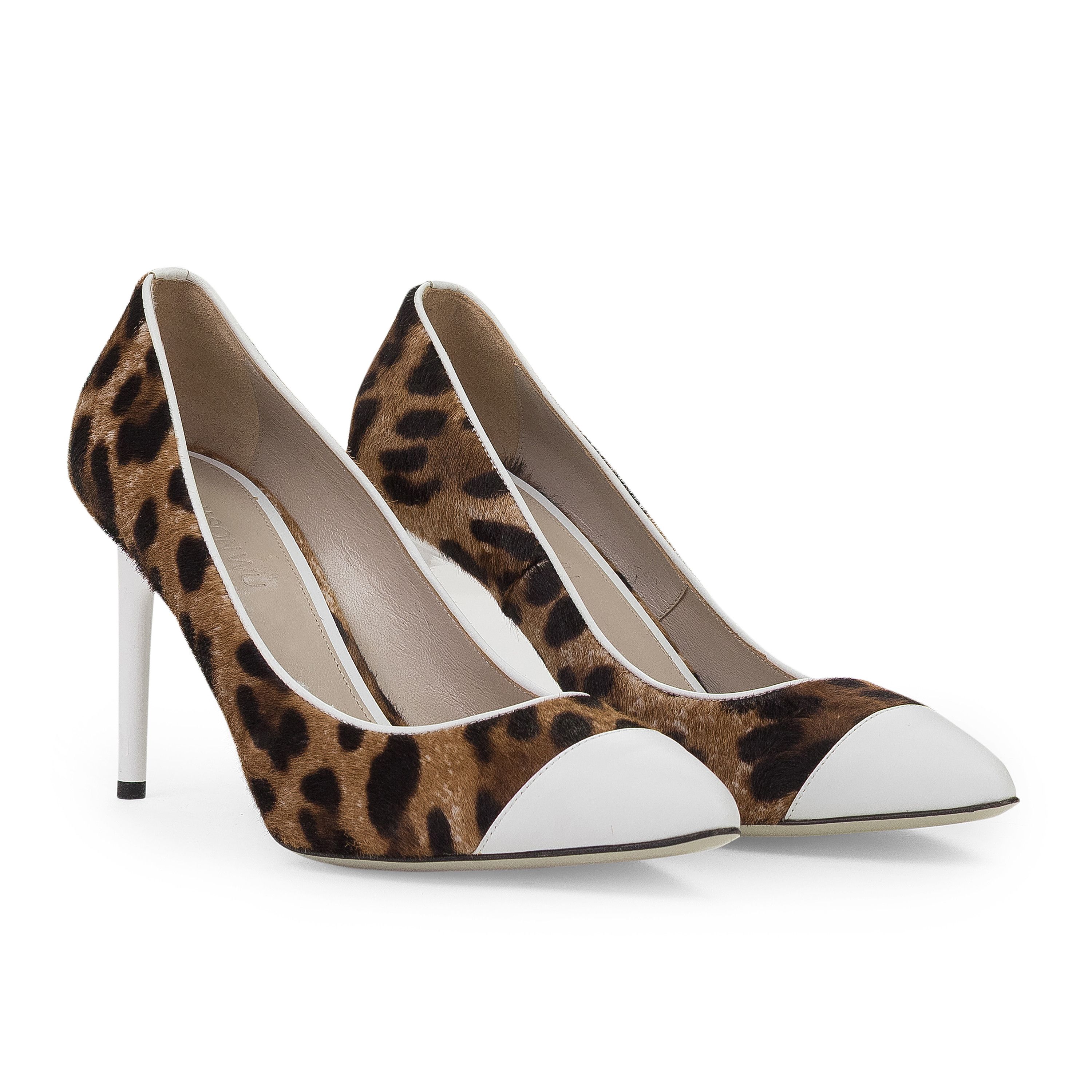Jason Wu Jason Wu BROWN/WHITE LEOPARD HEELS SIZE 38 Size US 8 / IT 38 - 5 Thumbnail