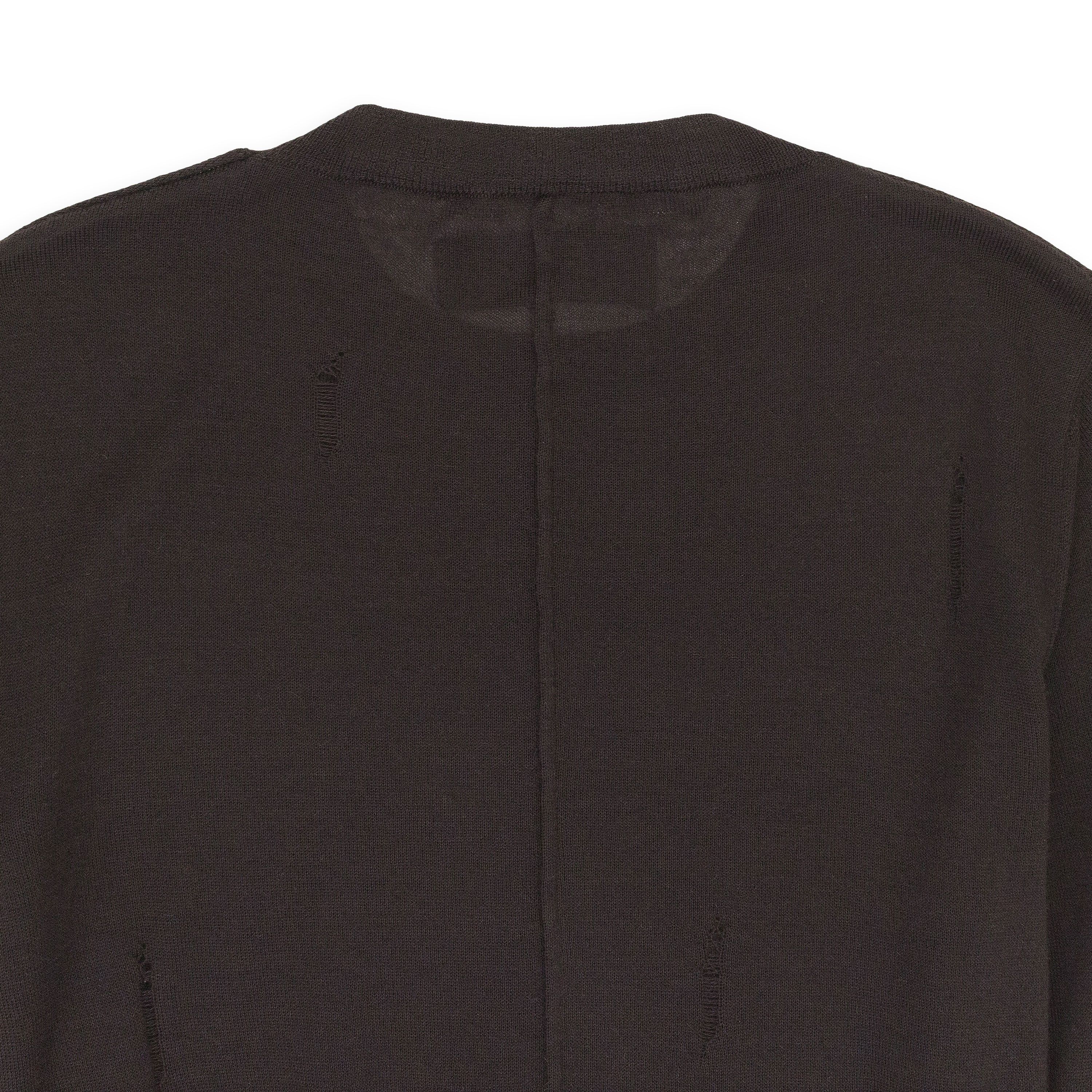 Amiri Amiri BROWN DISTRESSED CASHMERE SWEATER SIZE L Size L / US 10 / IT 46 - 4 Thumbnail