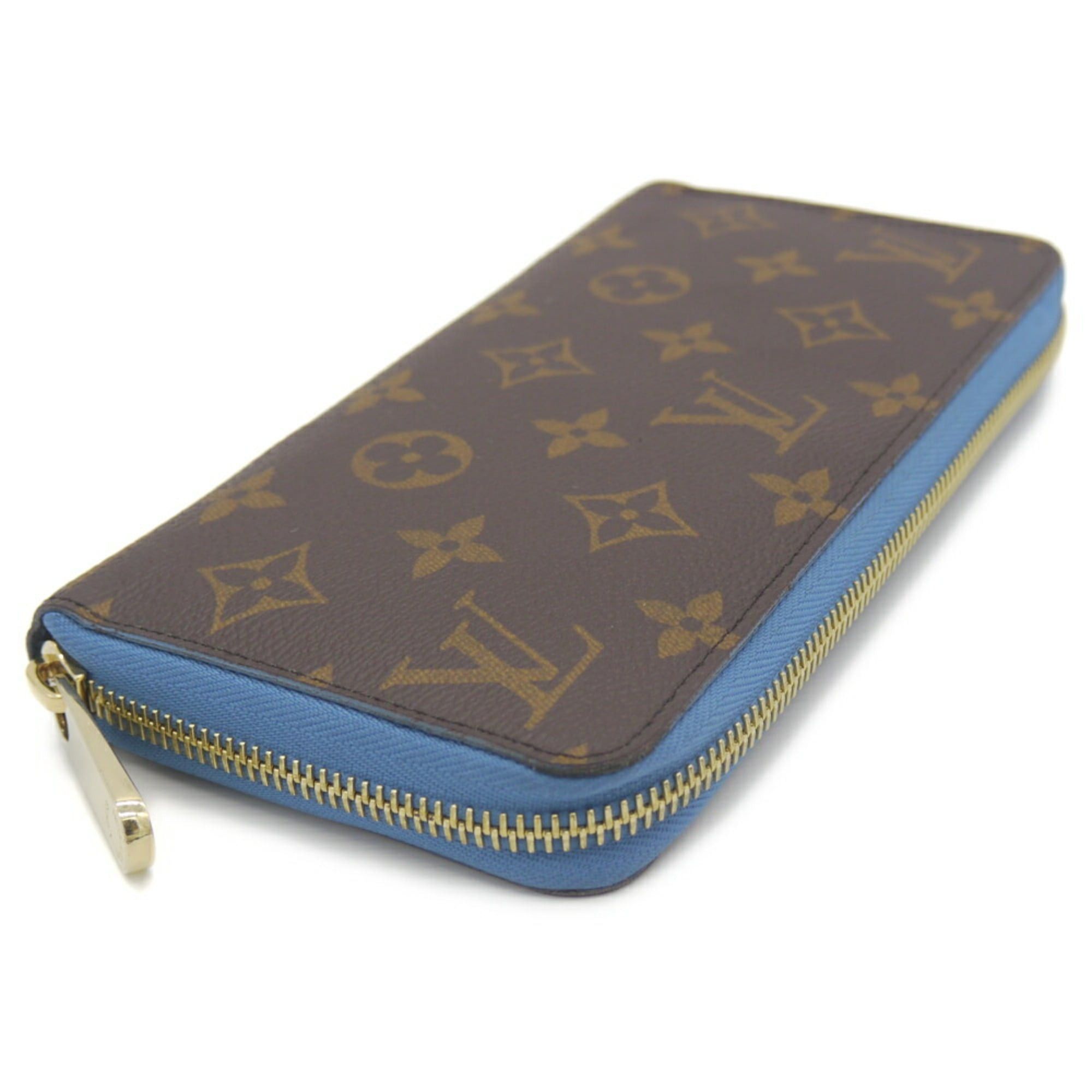 Louis Vuitton Louis Vuitton Zippy Wallet Monogram Blue Jean Long M63894 Size ONE SIZE - 4 Thumbnail