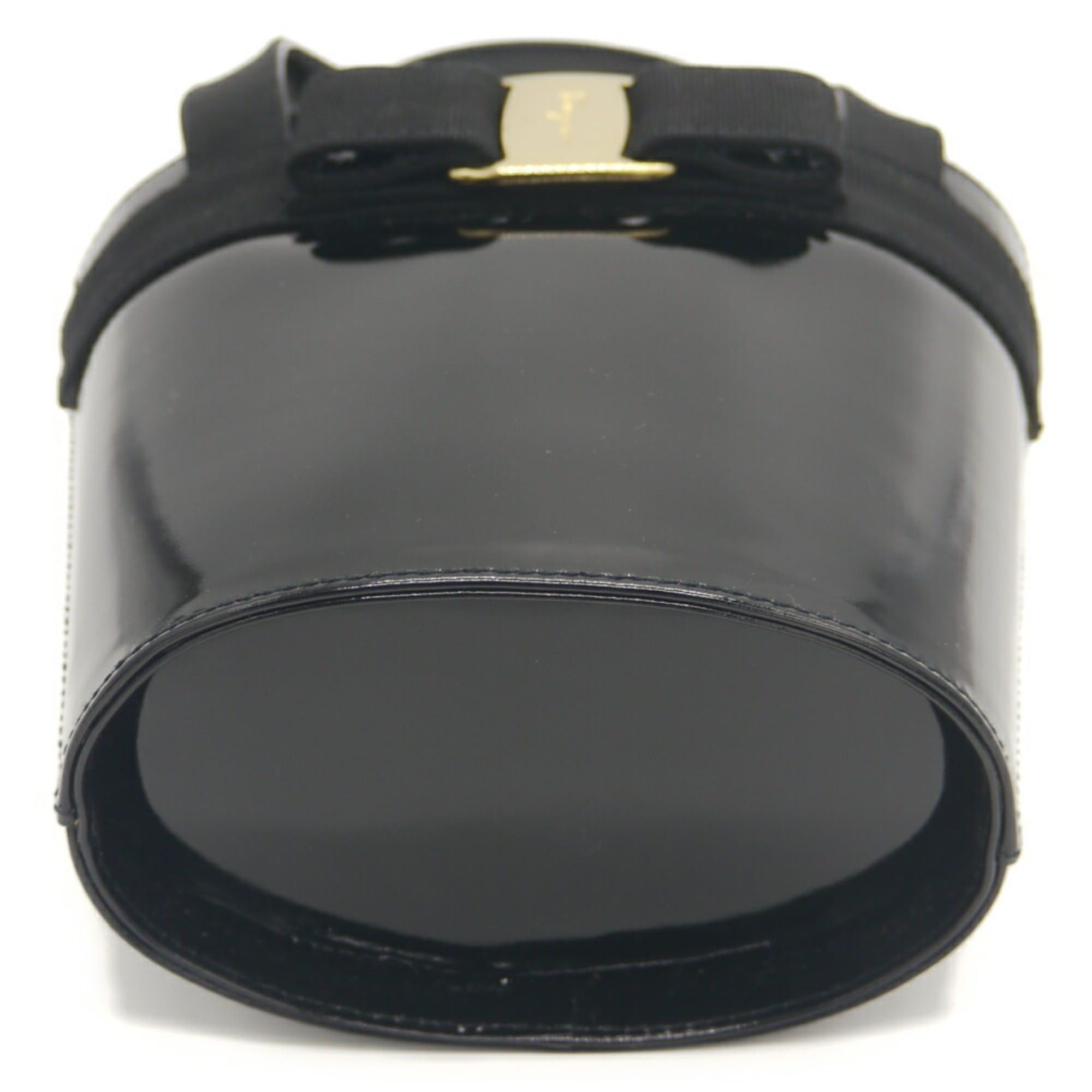 Salvatore Ferragamo Salvatore Ferragamo Vara Ribbon Leather Handbag, Black, 21-6161 Size ONE SIZE - 3 Thumbnail